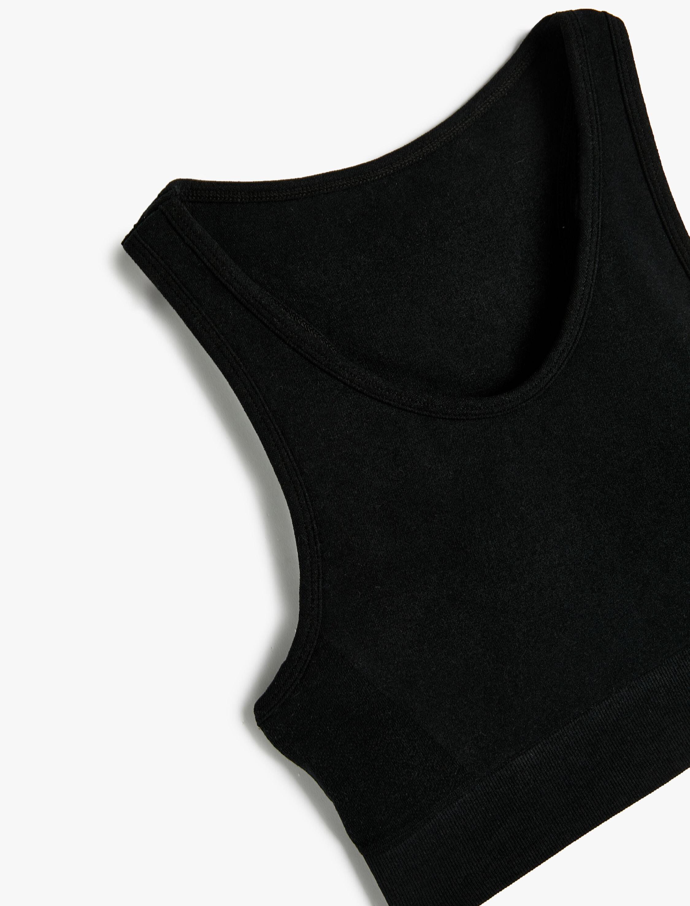   Kaplı Sporcu Sütyeni Dikişsiz Arkası Pencere Detaylı Slim Fit