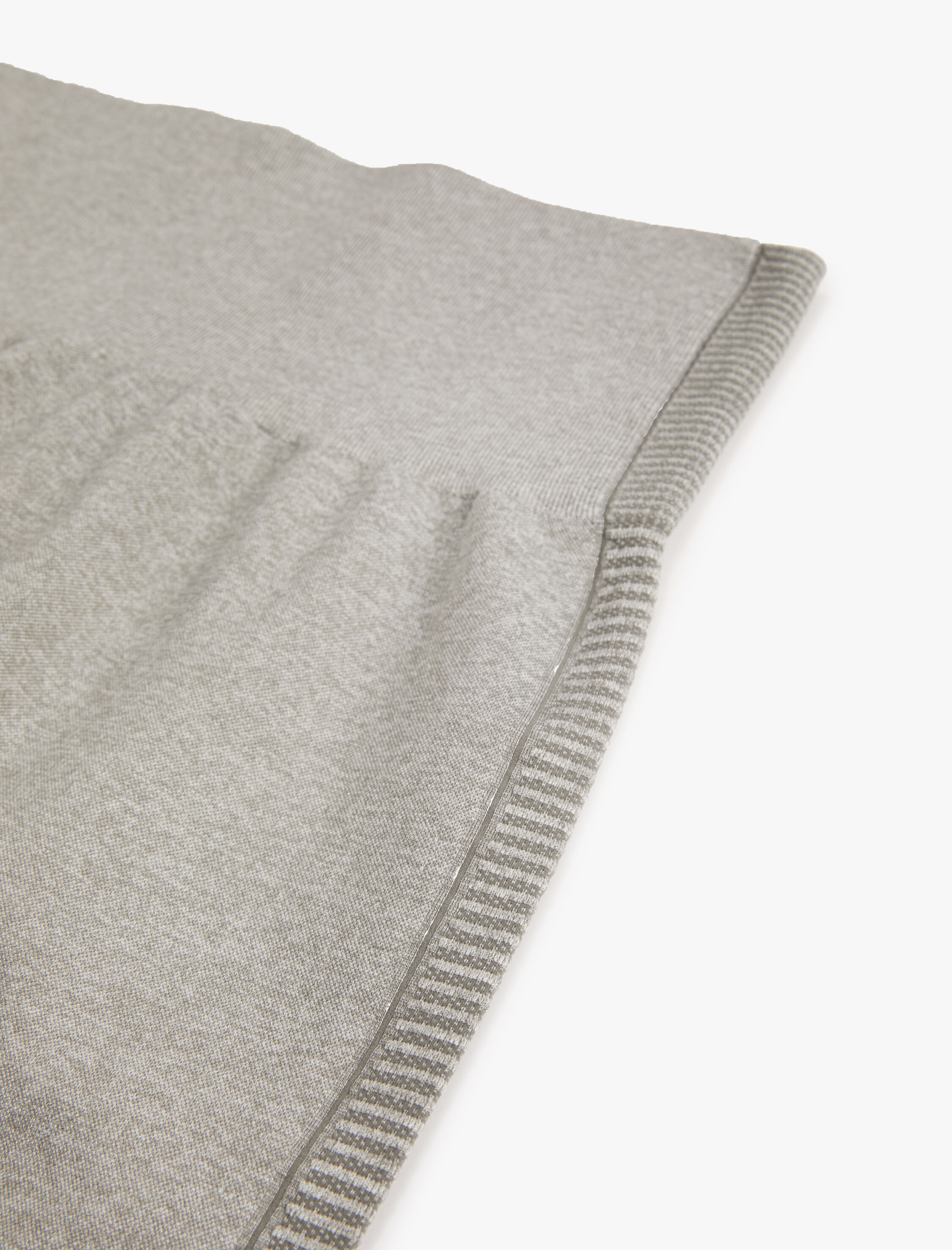   Yüksek Bel Spor Tayt Örme Kumaş Dokulu Slim Fit