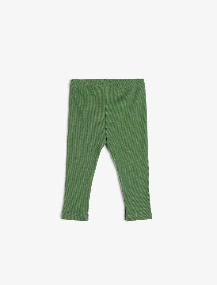 Kız Bebek Basic Tayt  Beli Lastikli Kaşkorse