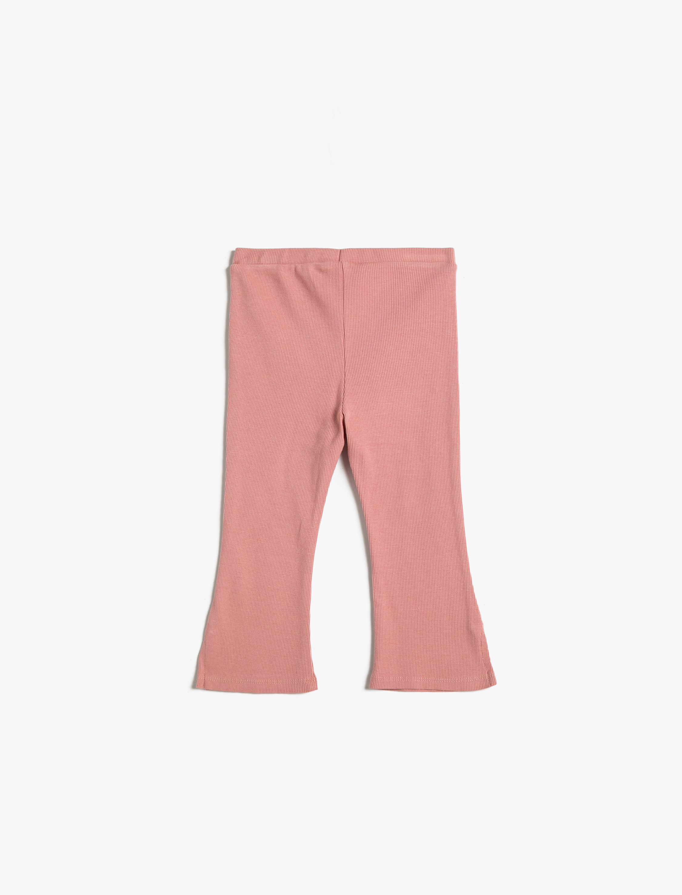  Kız Bebek Basic İspanyol Paça Tayt Fitilli Pamuklu