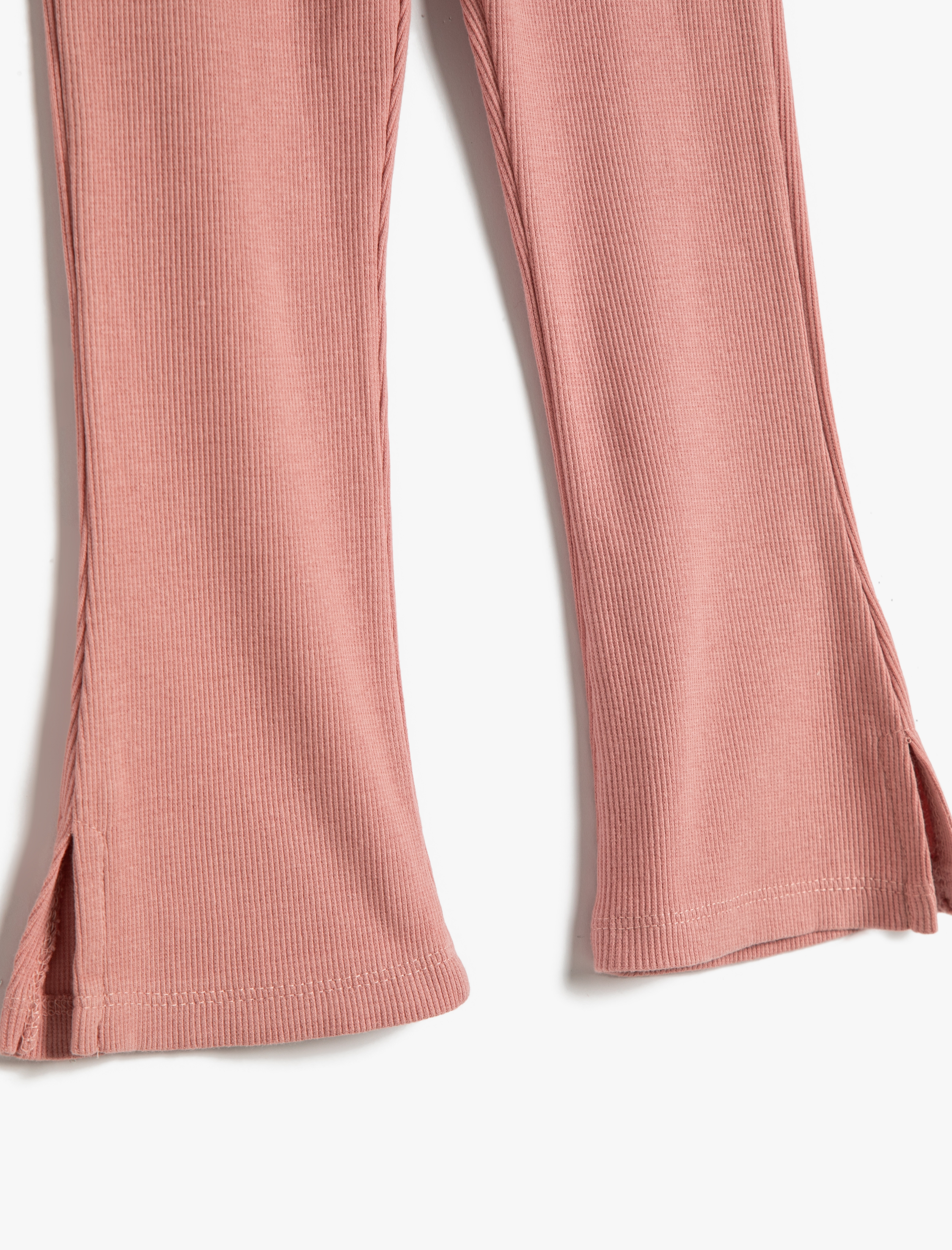  Kız Bebek Basic İspanyol Paça Tayt Fitilli Pamuklu