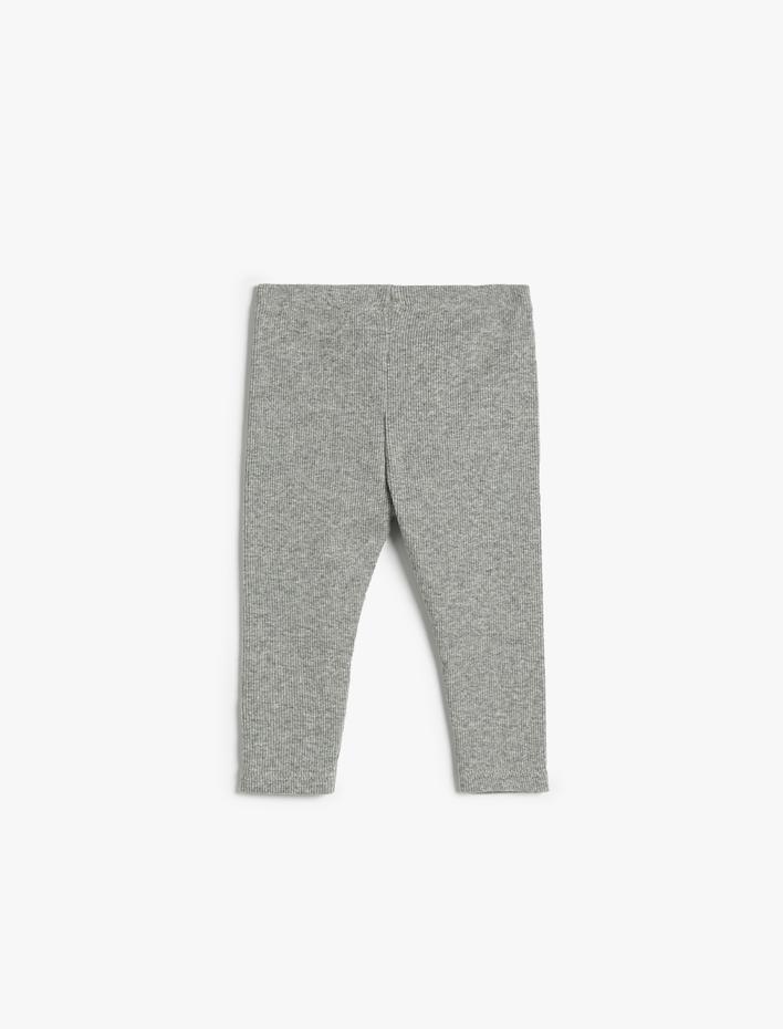 Kız Bebek Basic Tayt  Beli Lastikli Kaşkorse