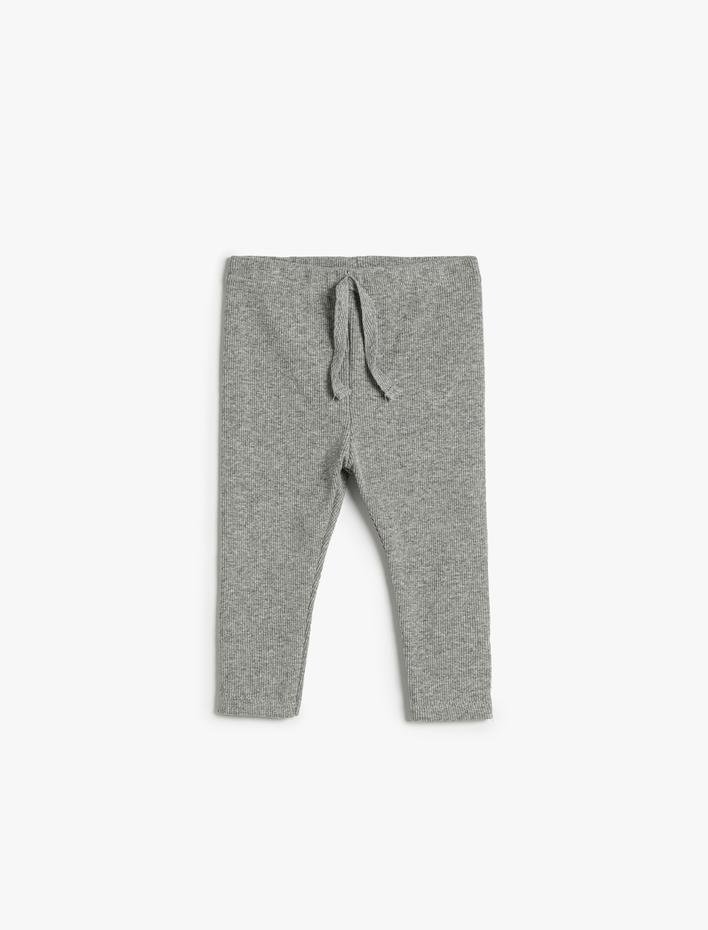 Kız Bebek Basic Tayt  Beli Lastikli Kaşkorse