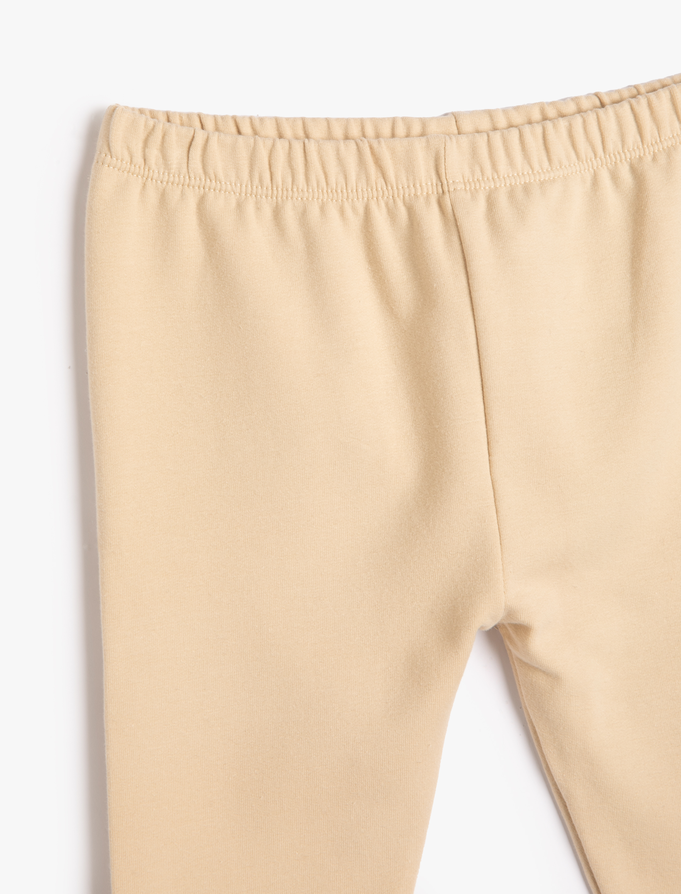  Kız Bebek Çiçekli Tayt Pamuklu Beli Lastikli Şardonlu