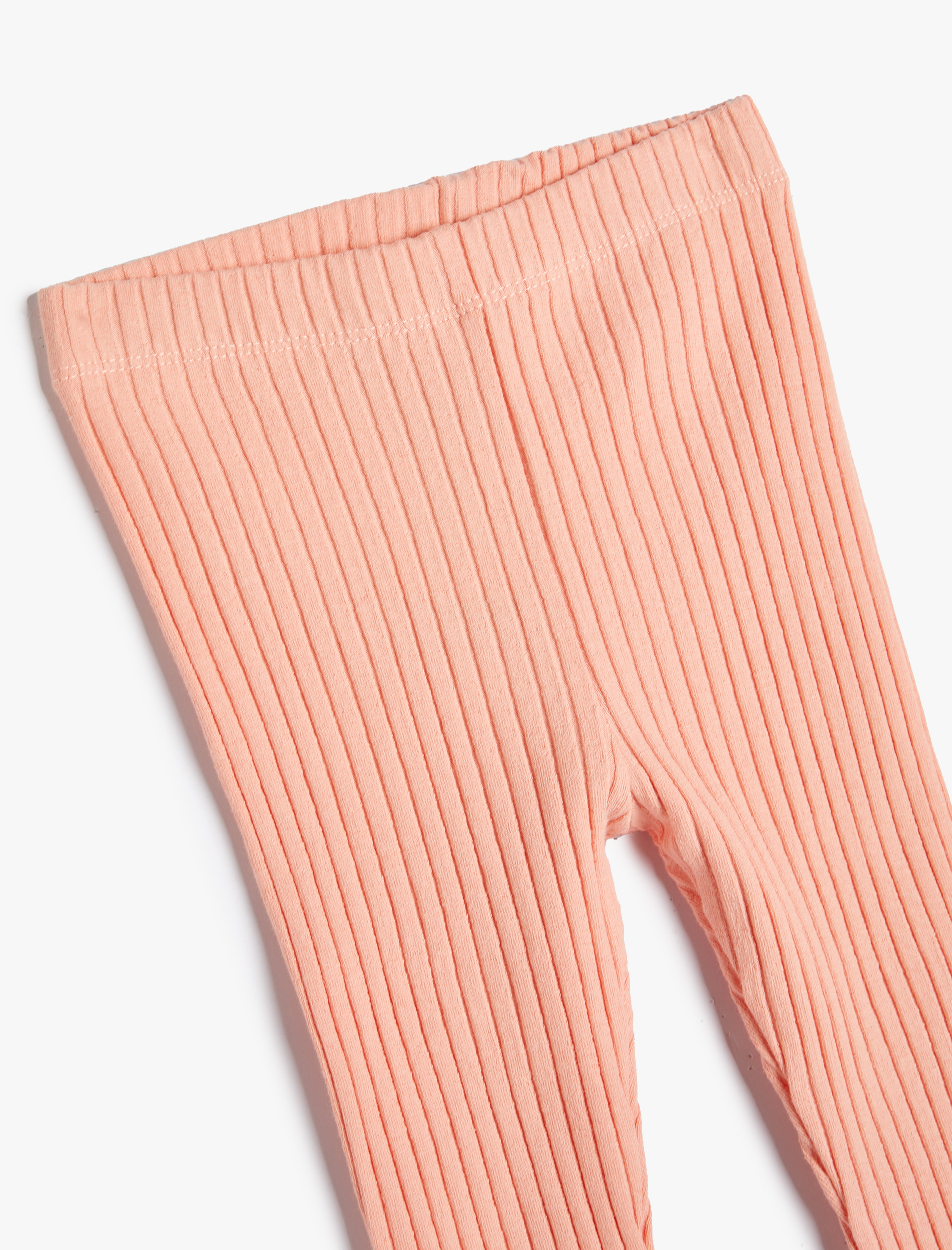  Kız Bebek Basic Ribanalı Tayt Beli Lastikli Pamuklu