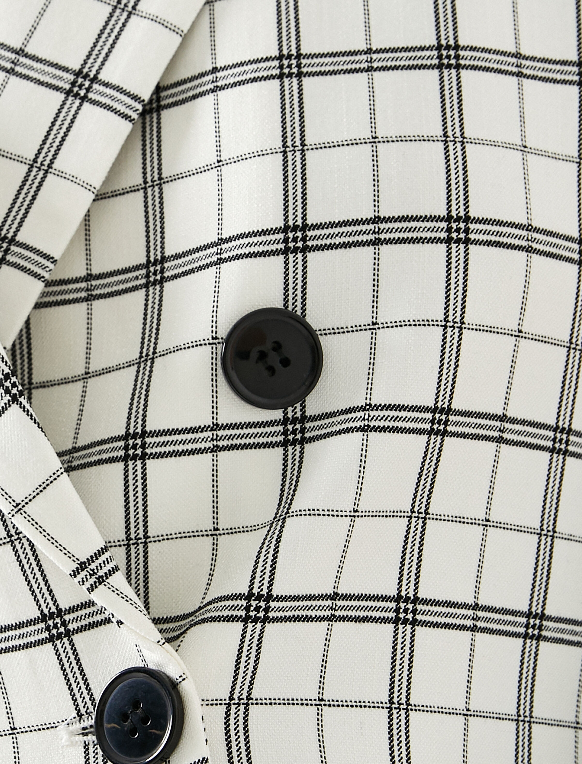   Crop Blazer Ceket Kruvaze Kapama Düğmeli