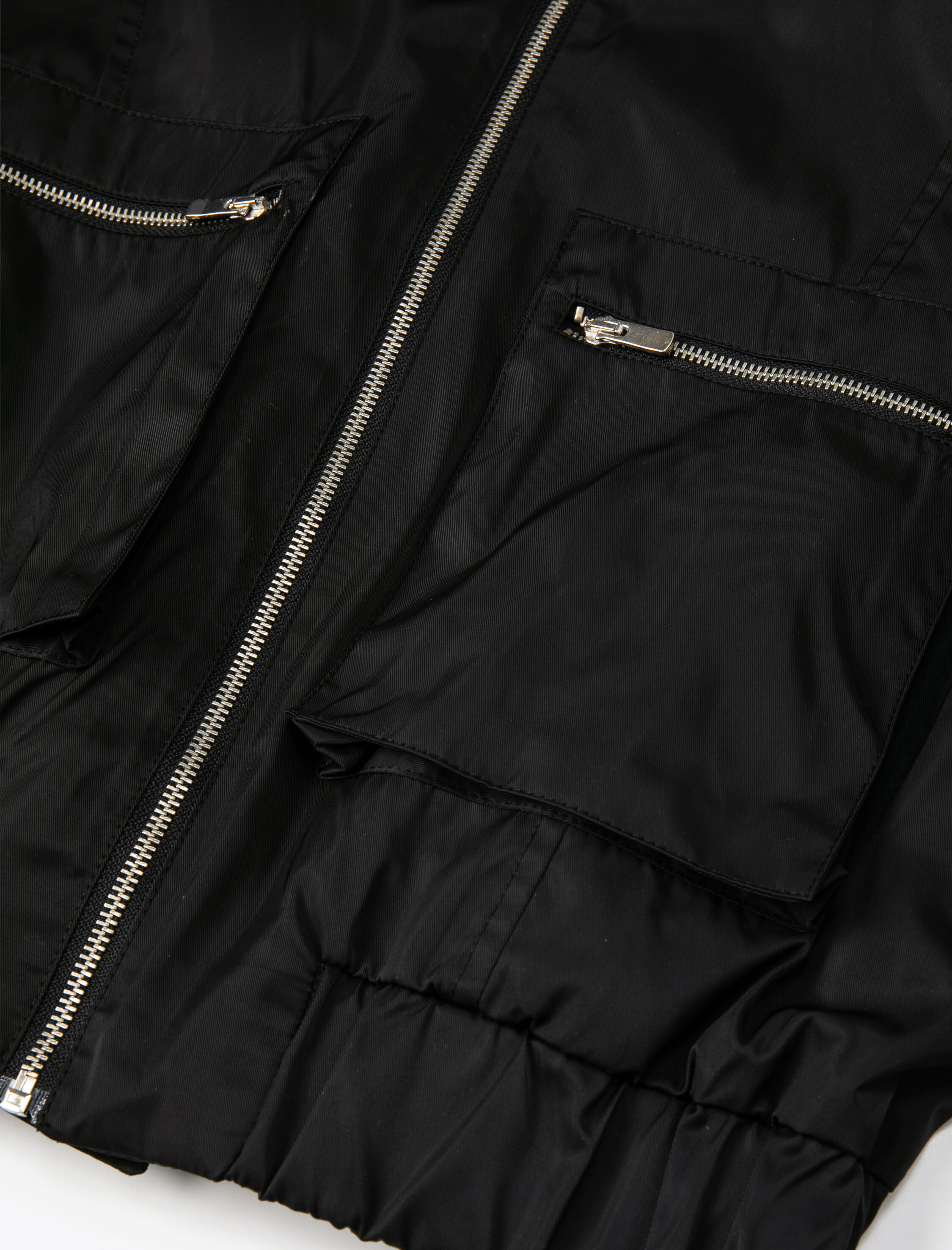   Bomber Ceket Fermuarlı Dik Yaka Cepli