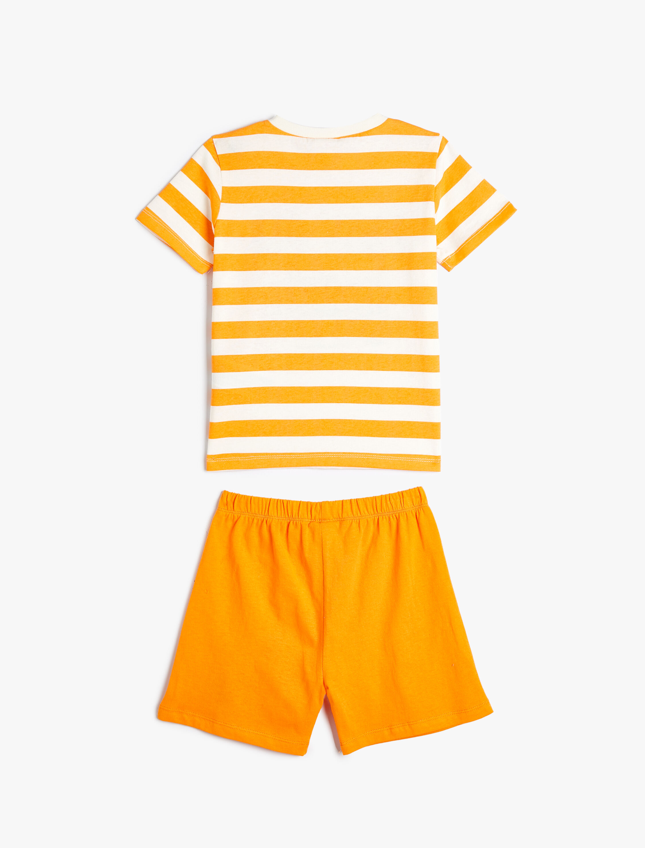  Erkek Bebek 2'li Takım Şort Tişört Baskılı Pamuklu