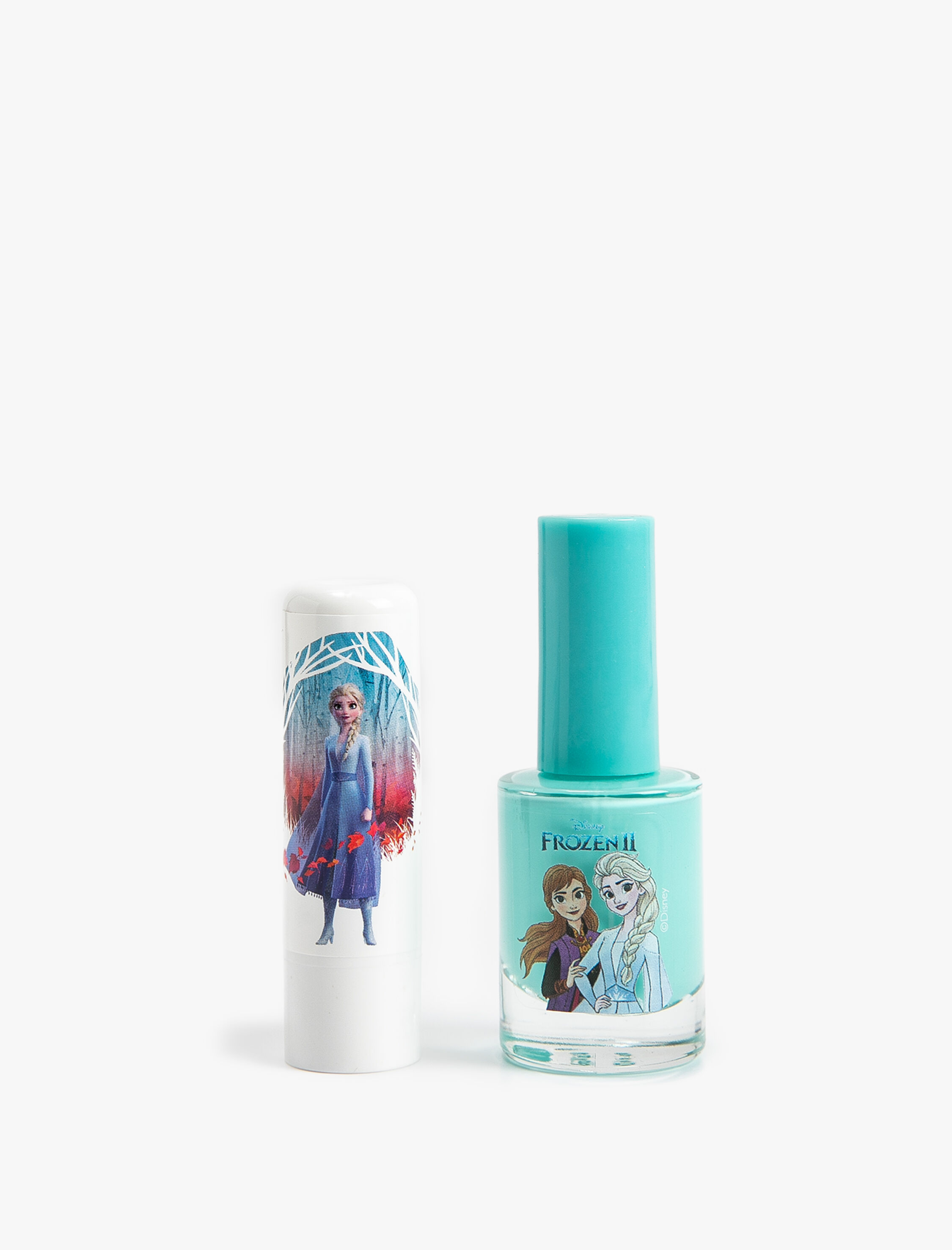  Kadın Frozen Temalı Dudak Nemlendirici ve Oje Lisanslı