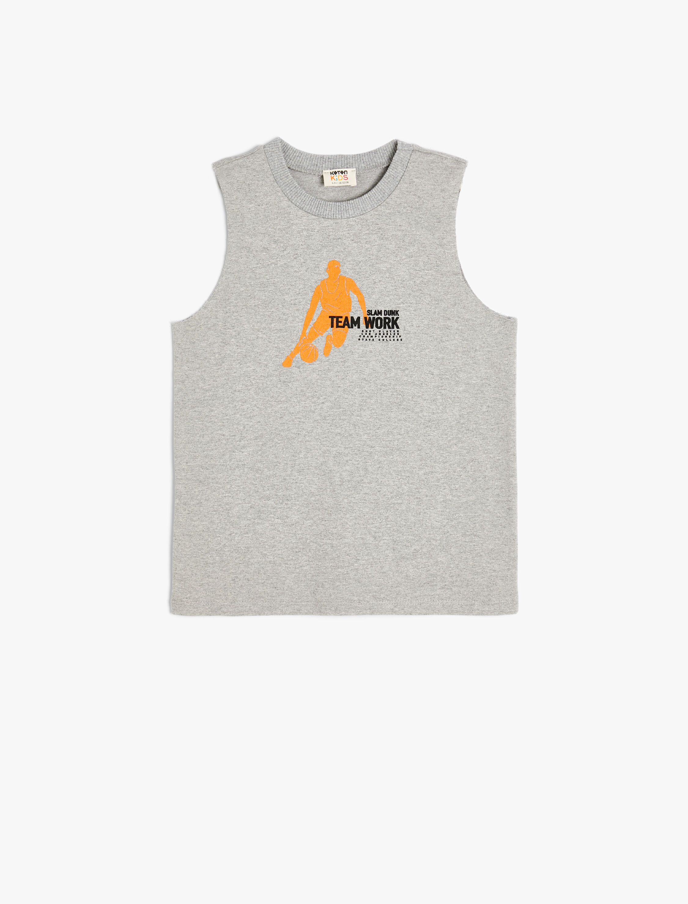 Koton Atlet Basketbol Baskılı Bisiklet Yaka -1