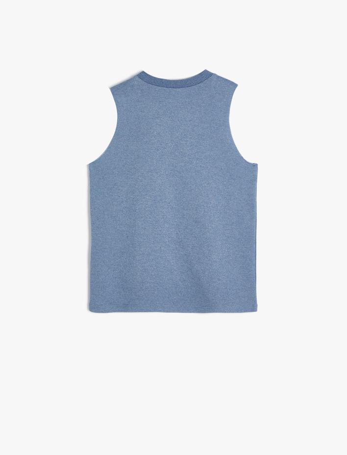 Erkek Çocuk Atlet Sörf Baskılı Bisiklet Yaka