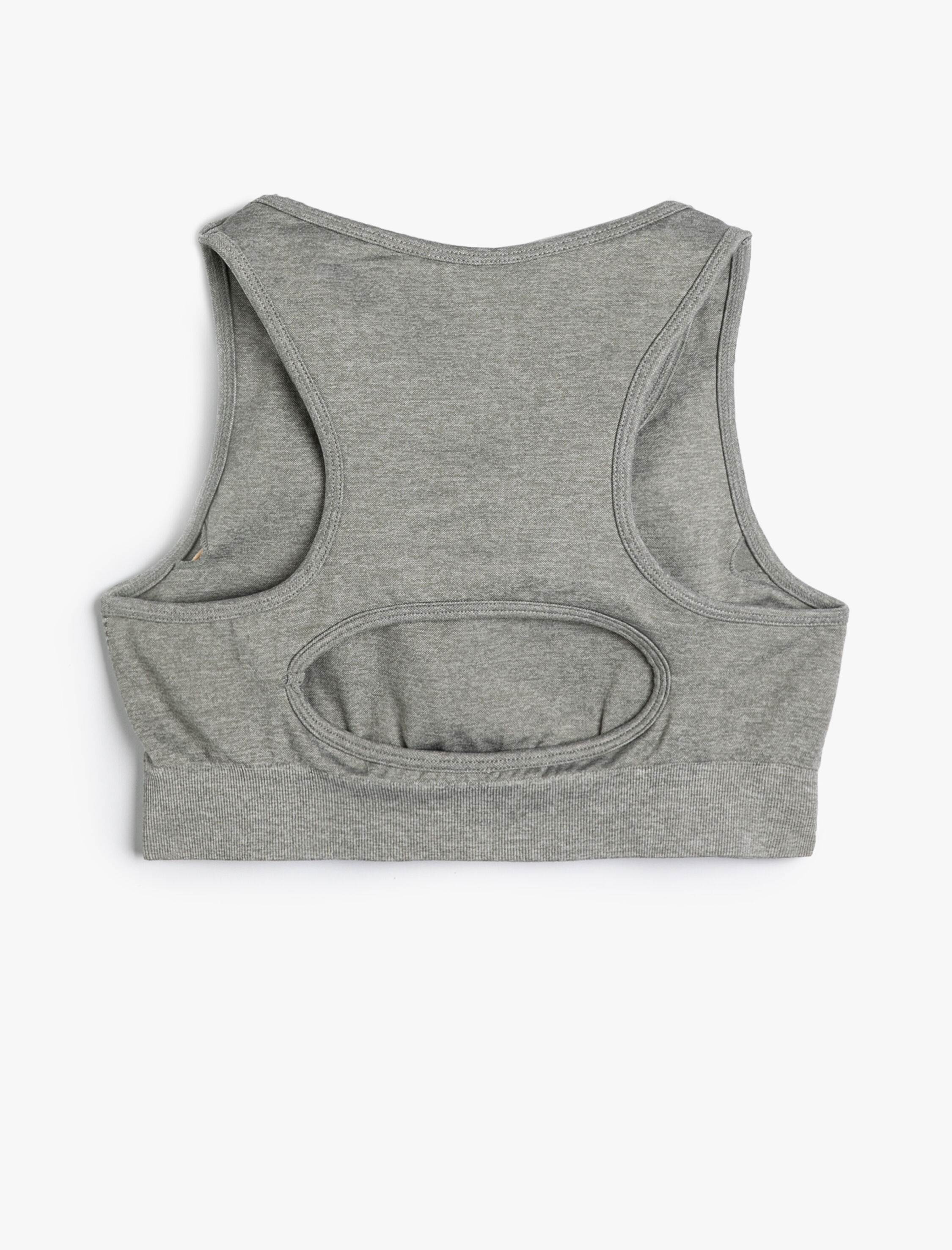   Kaplı Sporcu Sütyeni Dikişsiz Arkası Pencere Detaylı Slim Fit