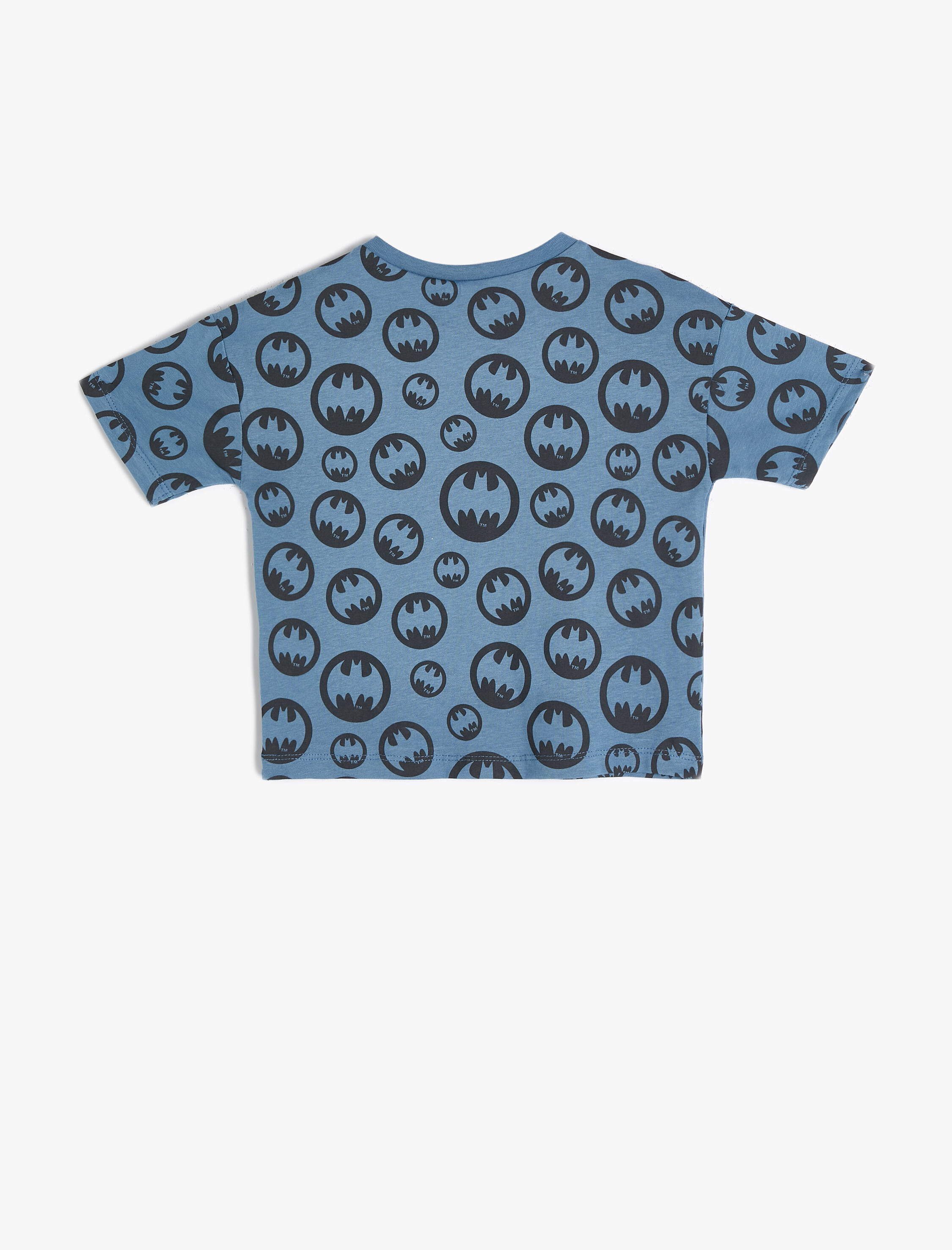  Erkek Bebek Batman Tişört Lisanslı Kısa Kollu Bisiklet Yaka Pamuklu