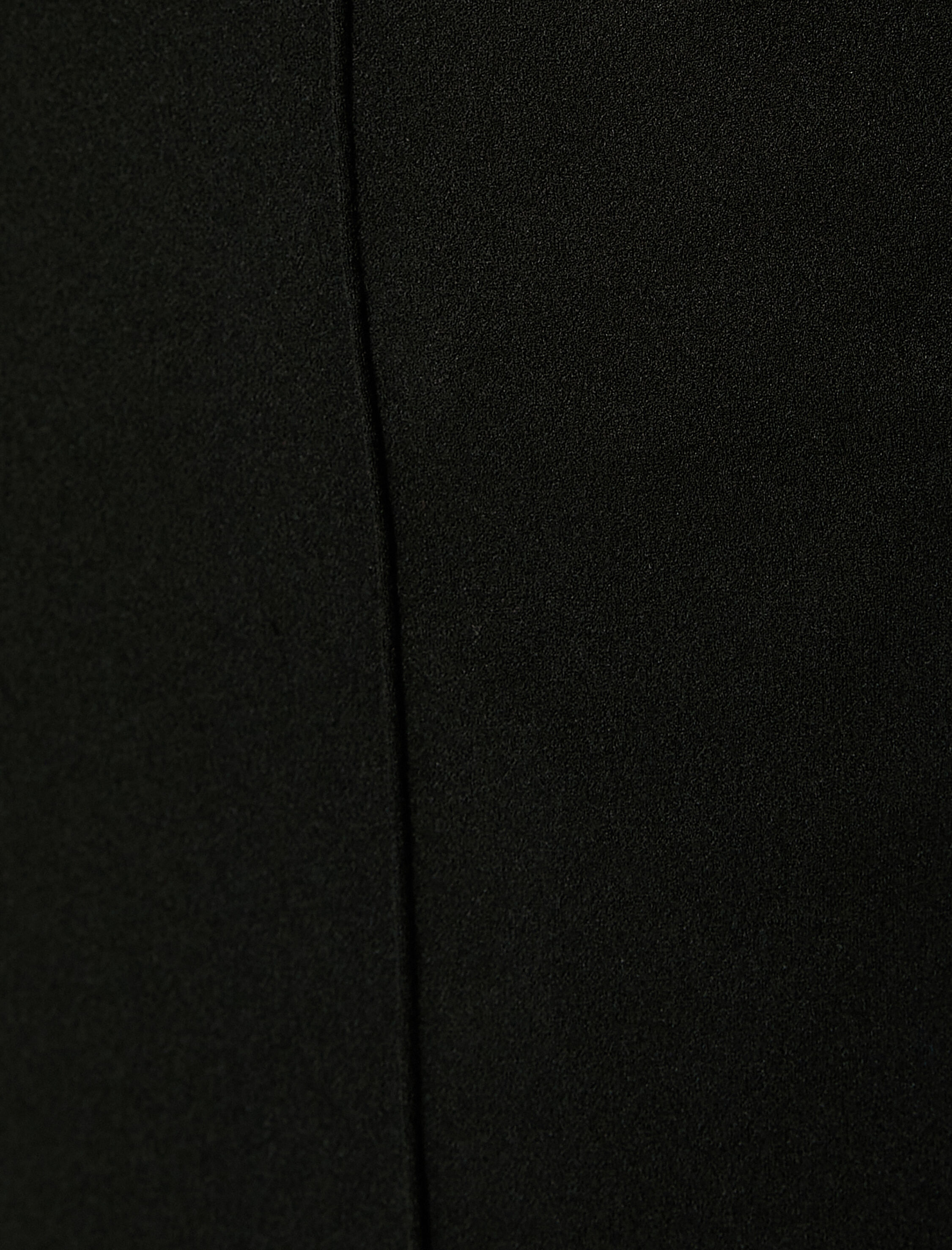   Kumaş Pantolon Yüksek Bel Geniş Paça Rahat Kalıp Nervürlü Cepli