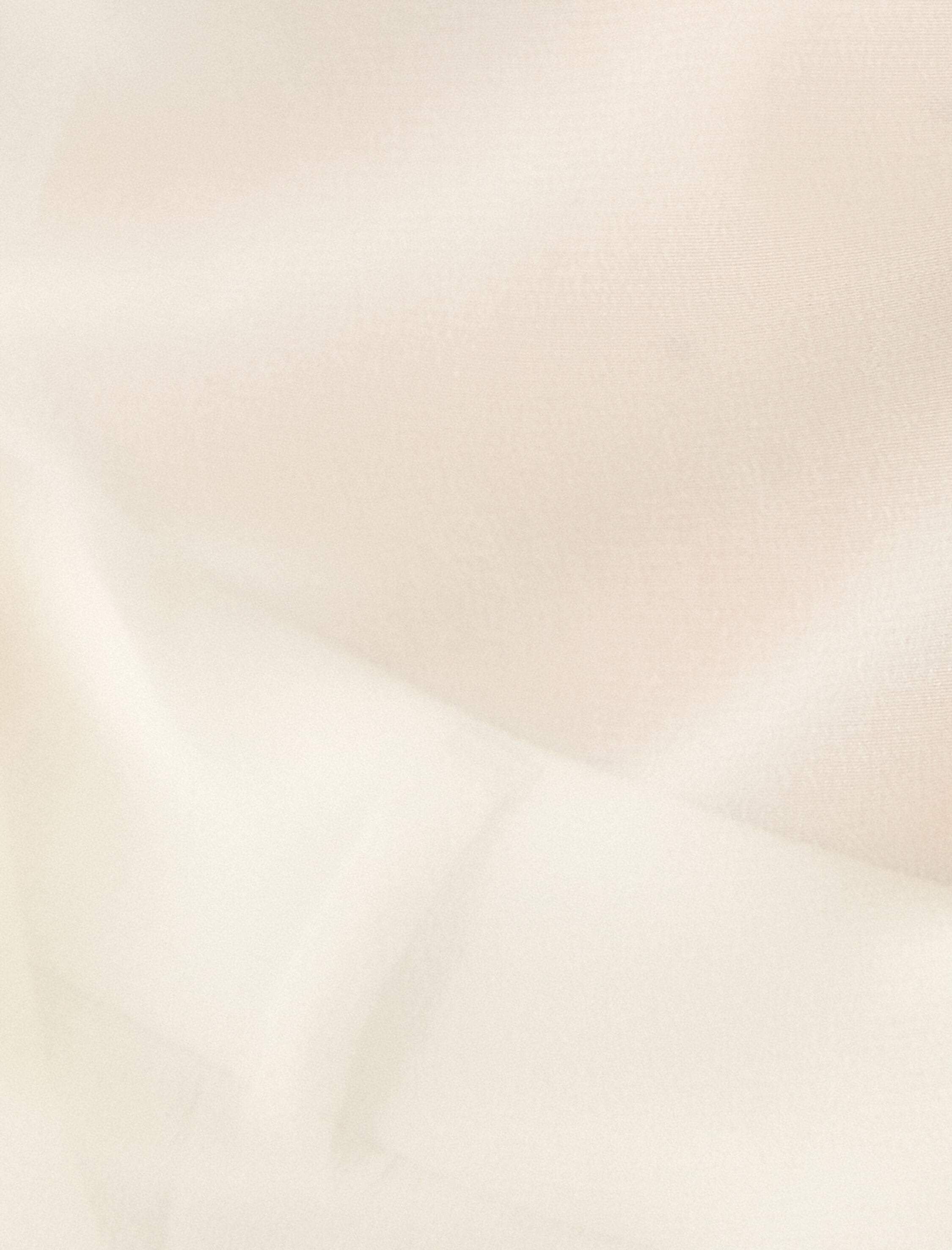   Şifon Bluz Fırfırlı V Yaka Balon Kol