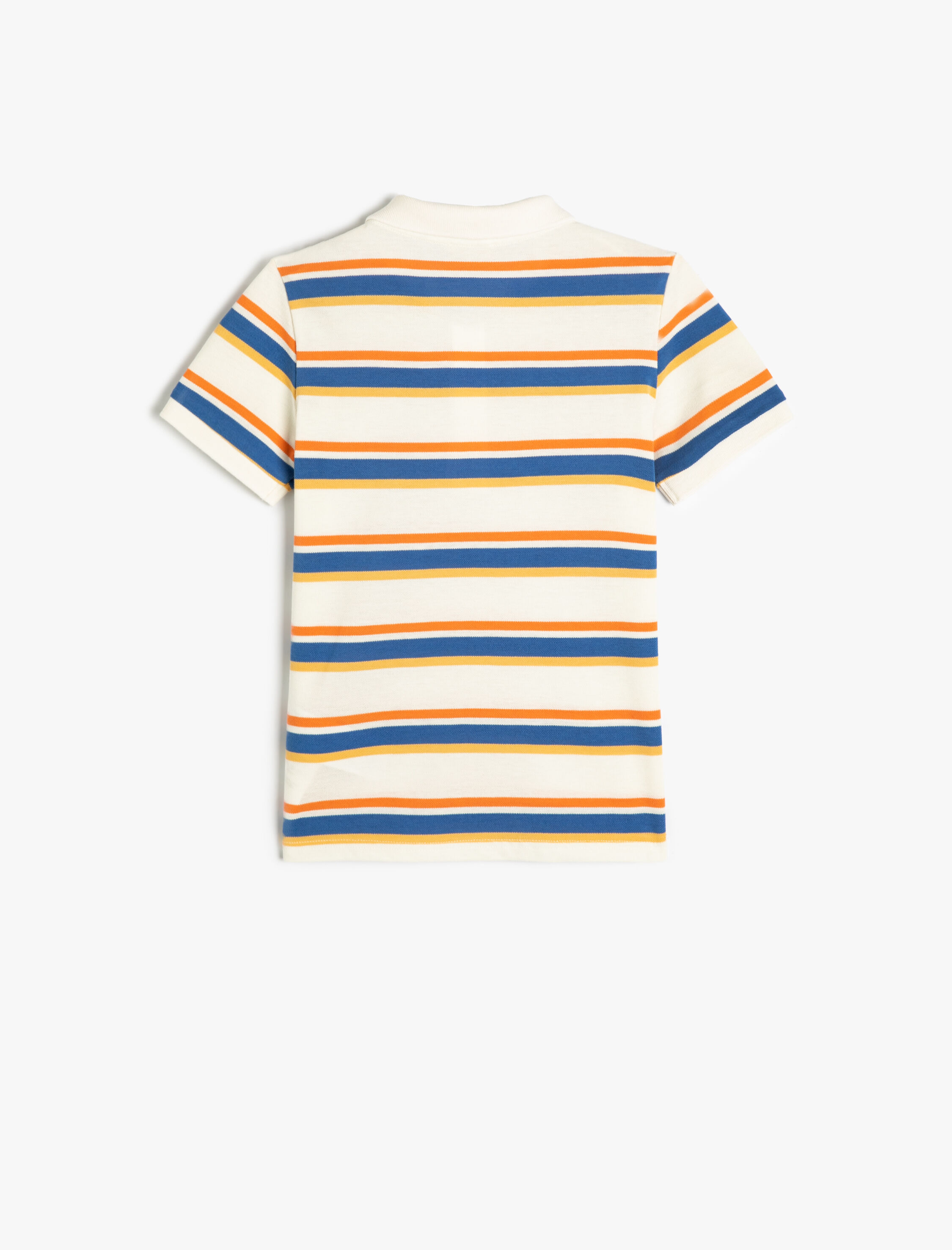  Erkek Çocuk Polo Tişört Kısa Kollu Düğmeli Pamuklu