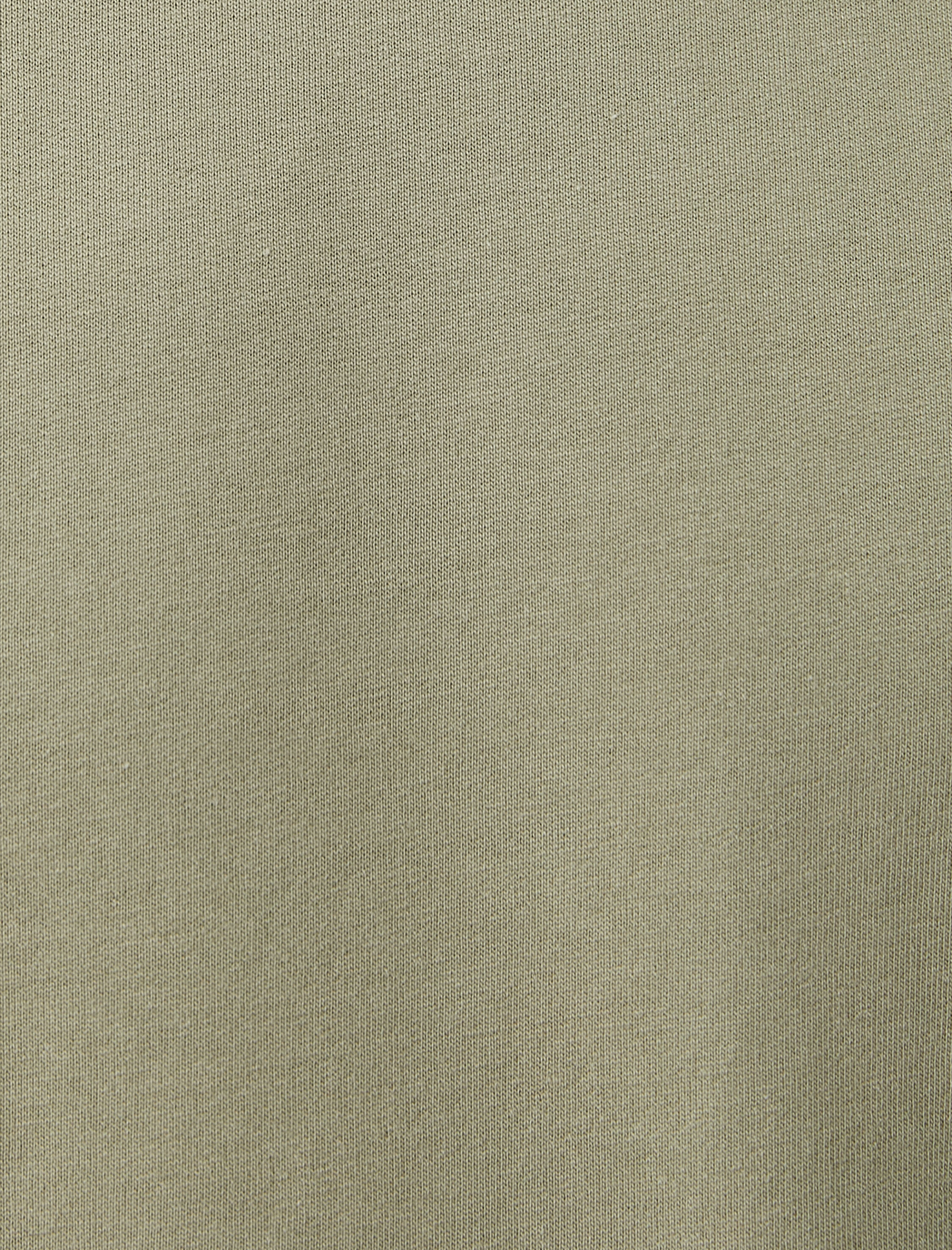   Bisiklet Yaka Tişört Kumaş Detaylı Kısa Kollu Pamuklu