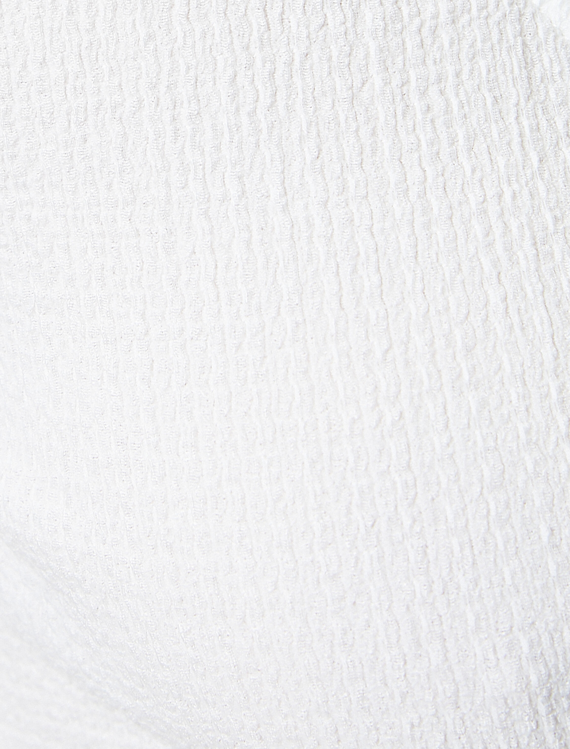   Balon Kollu Tişört V Yaka Bağlama Detaylı