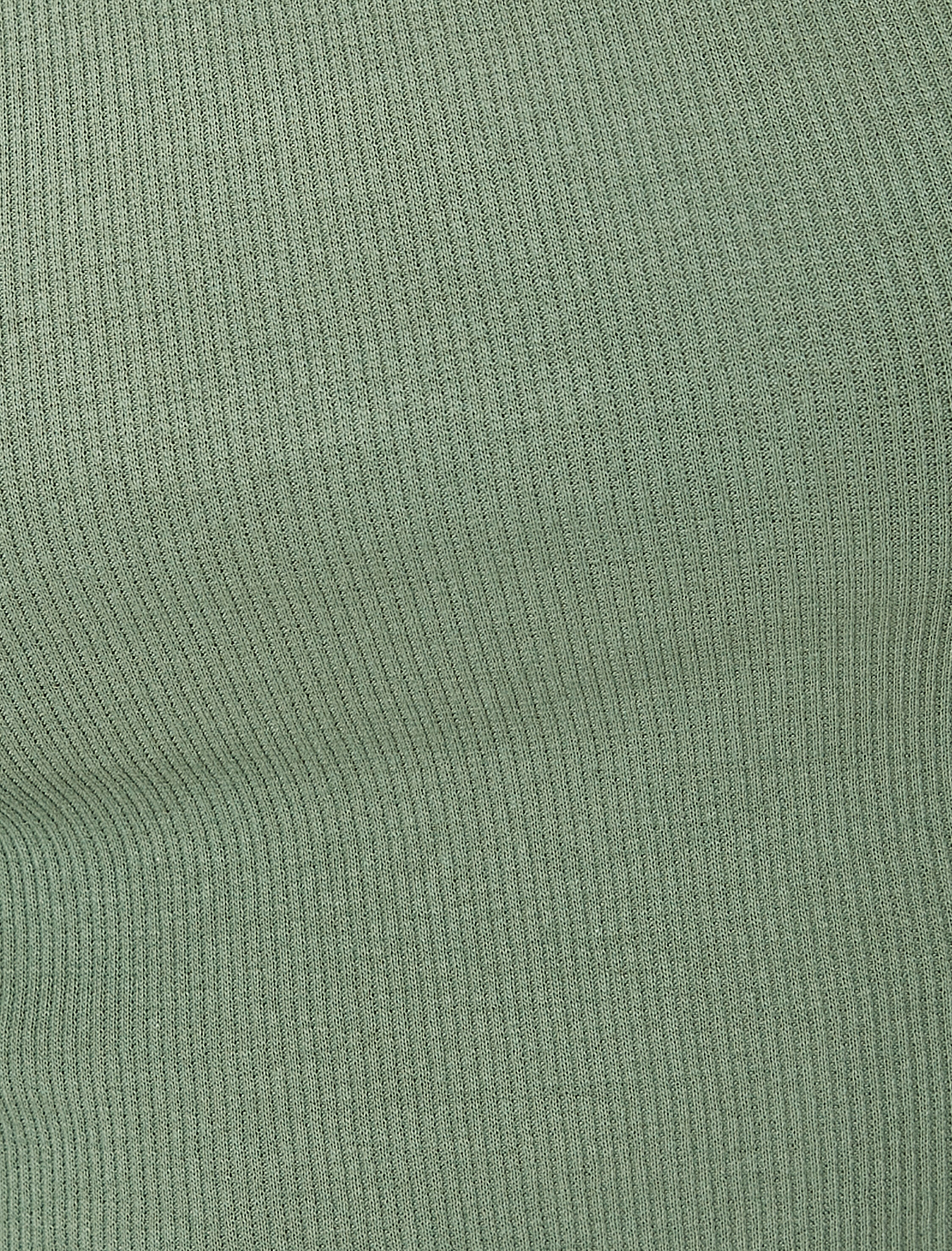   Tek Omuz Crop Atlet Pencere Detaylı Ribanalı Pamuklu