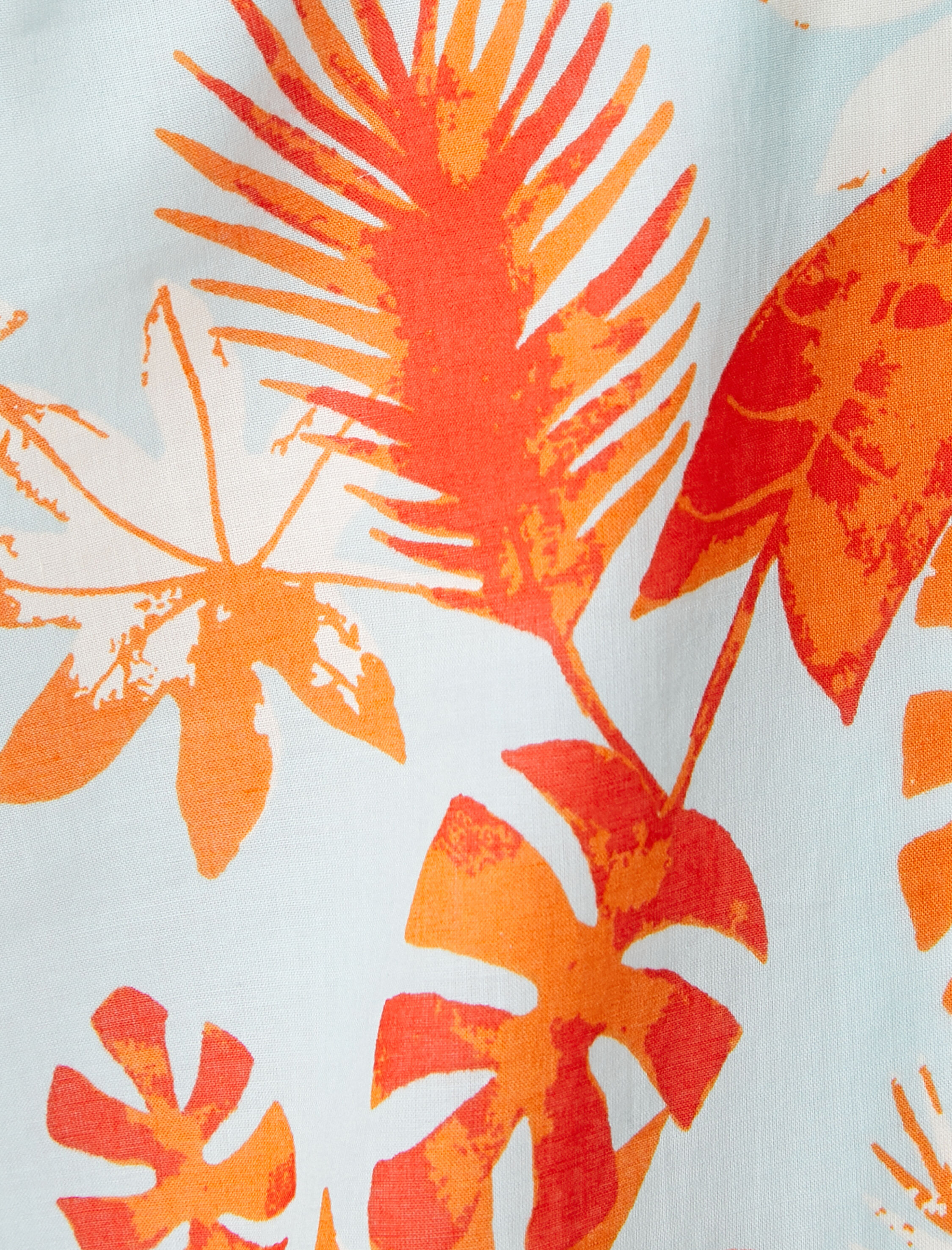   Yazlık Gömlek Kısa Kollu Çiçekli Desenli Klasik Yaka Düğmeli Regular Fit