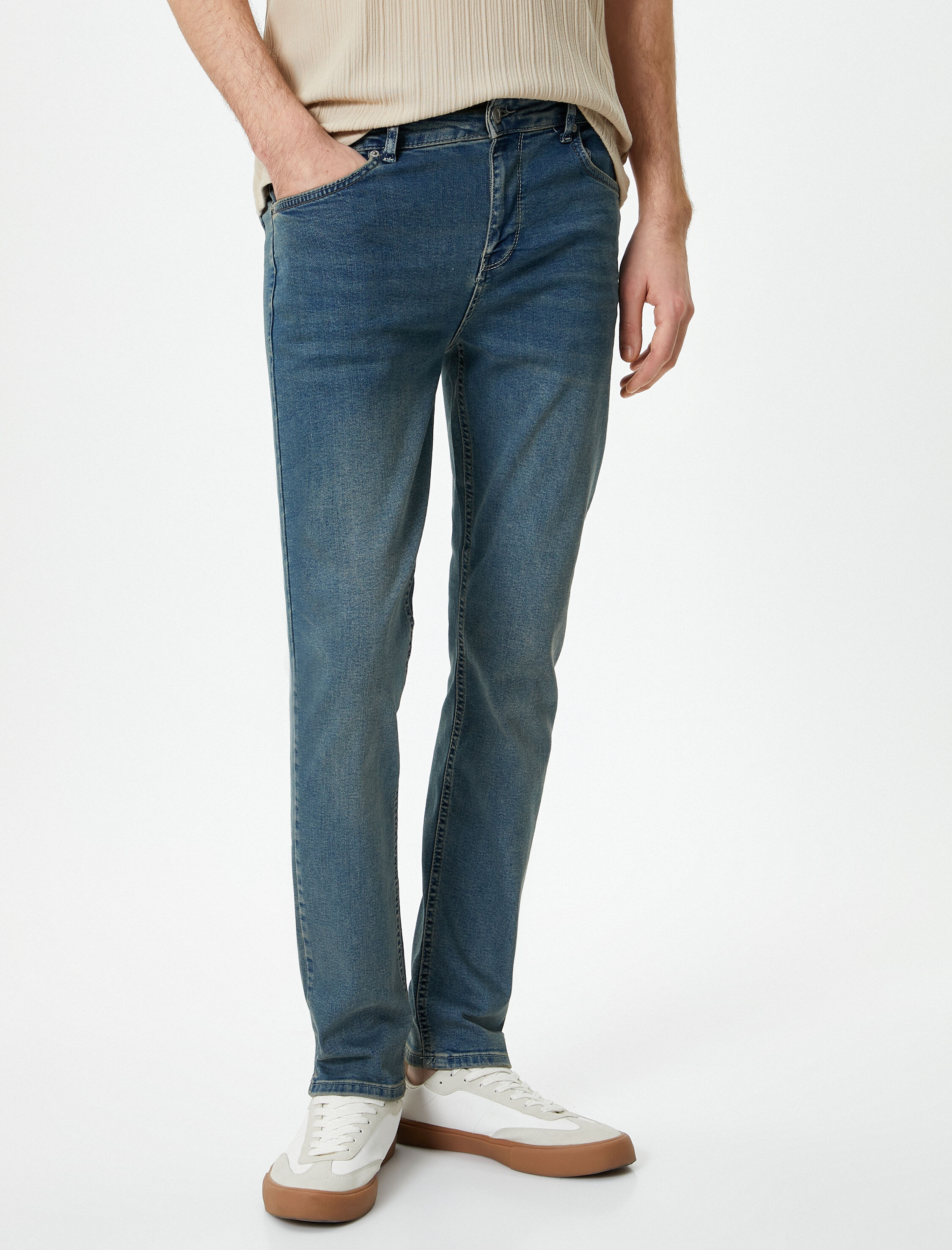   Slim Fit Kot Pantolon - Brad Jean