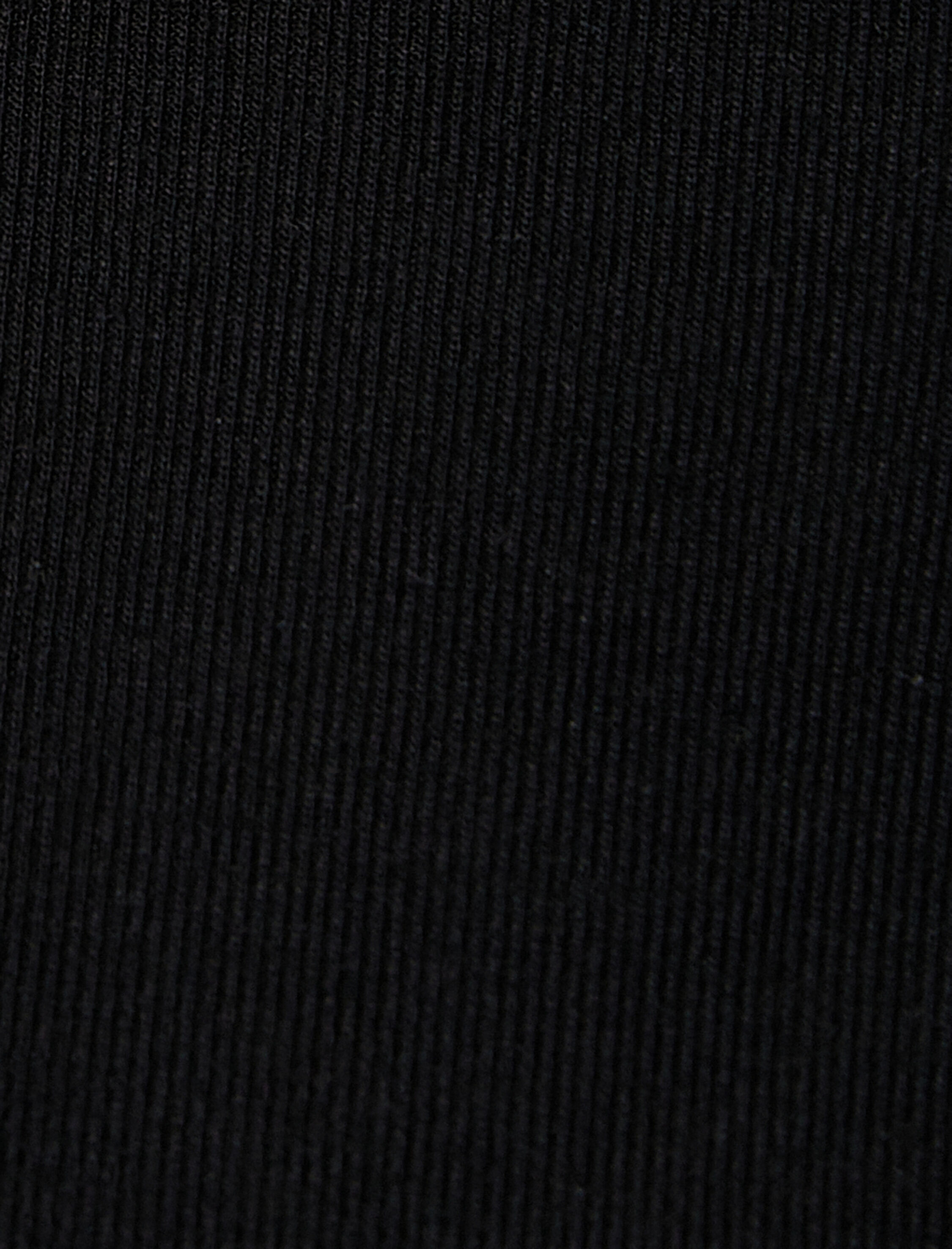   Uzun Kollu Crop Tişört Viskoz Kumaş Bisiklet Yaka Dikiş Detaylı