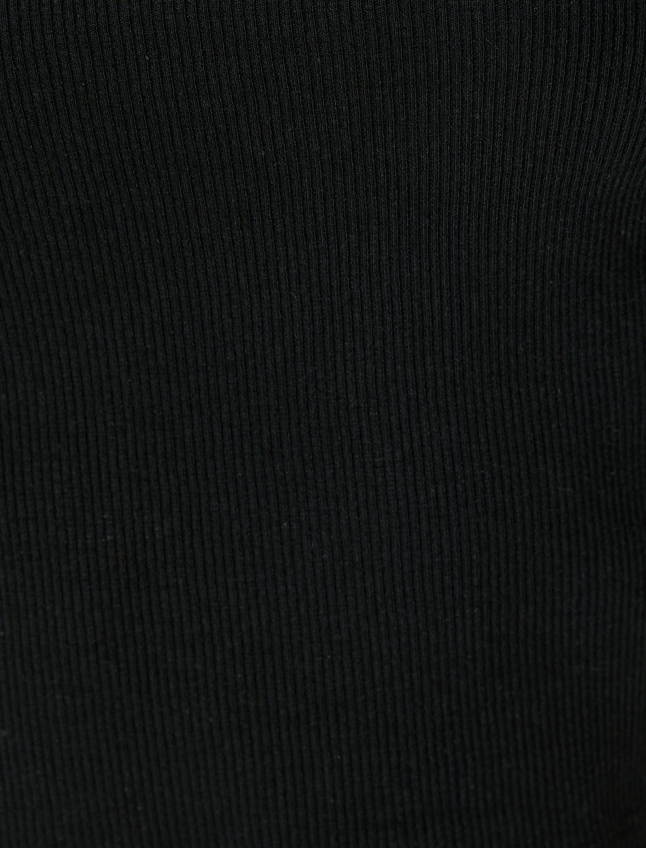   Uzun Kollu Tişört Baskı Detaylı Bisiklet Yaka Pamuklu