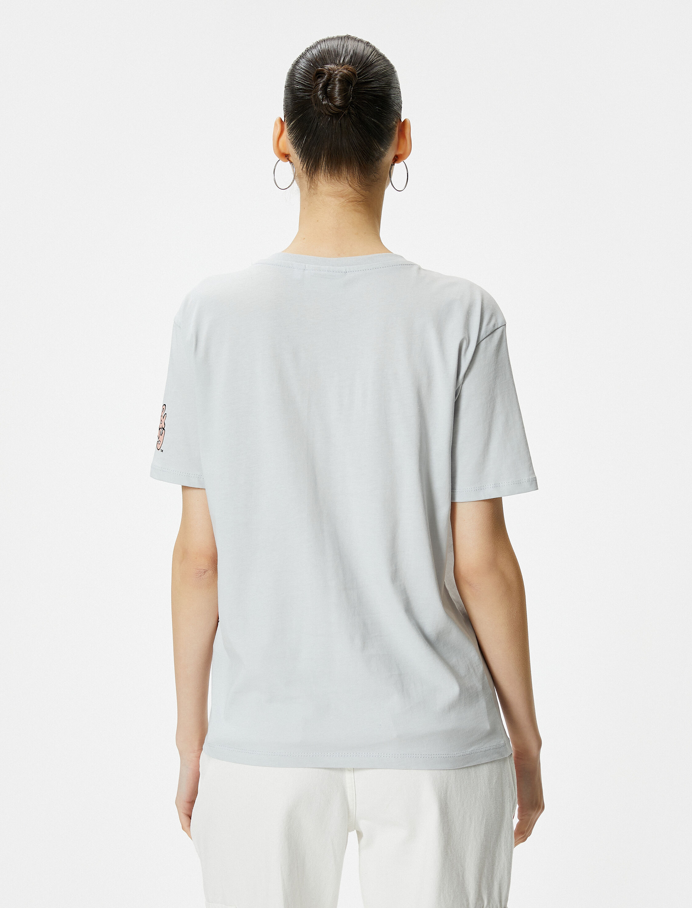   Tom ve Jerry Tişört Lisanslı Kısa Kollu Bisiklet Yaka Pamuklu