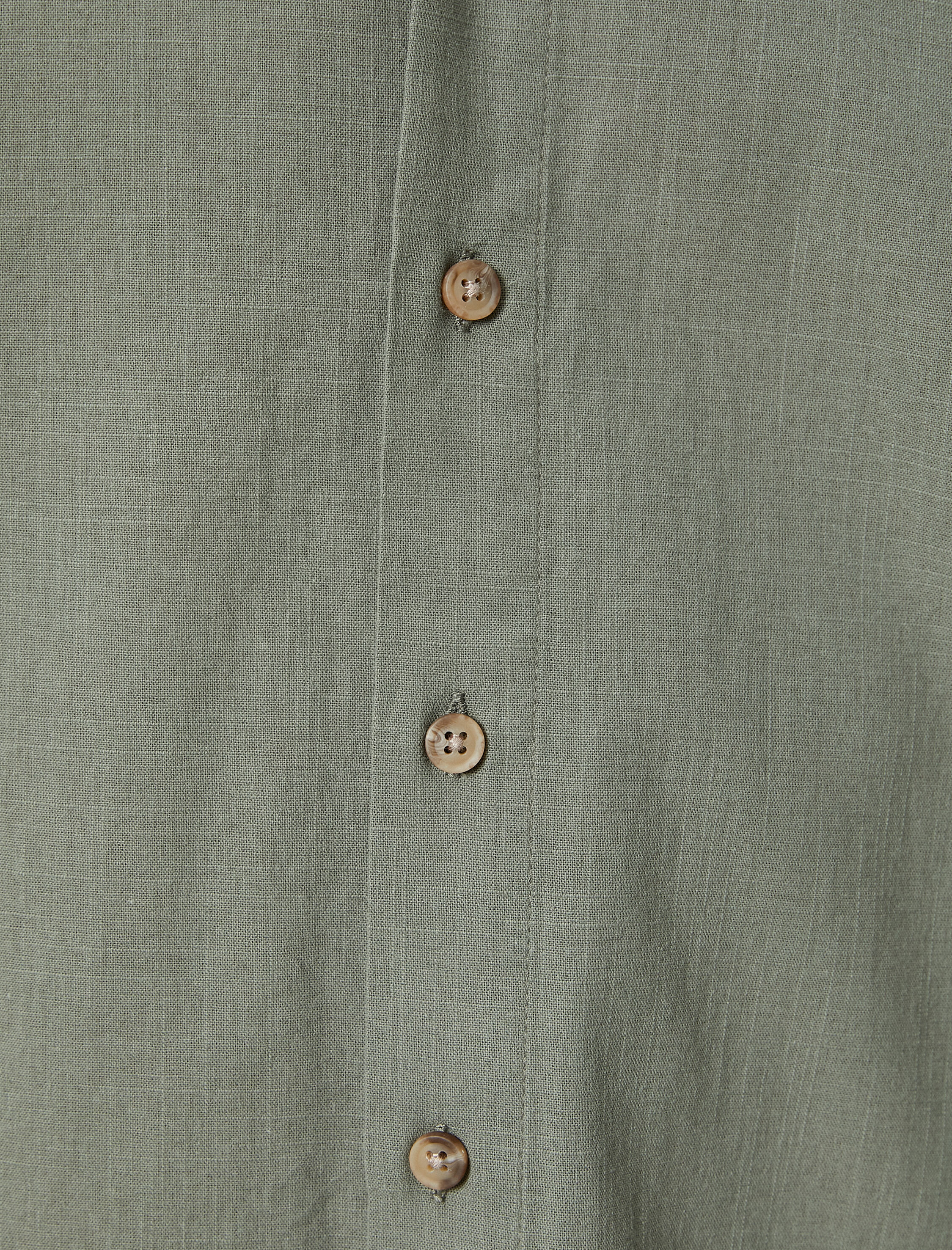   Yazlık Gömlek Kısa Kollu Klasik Yaka Düğmeli Regular Fit