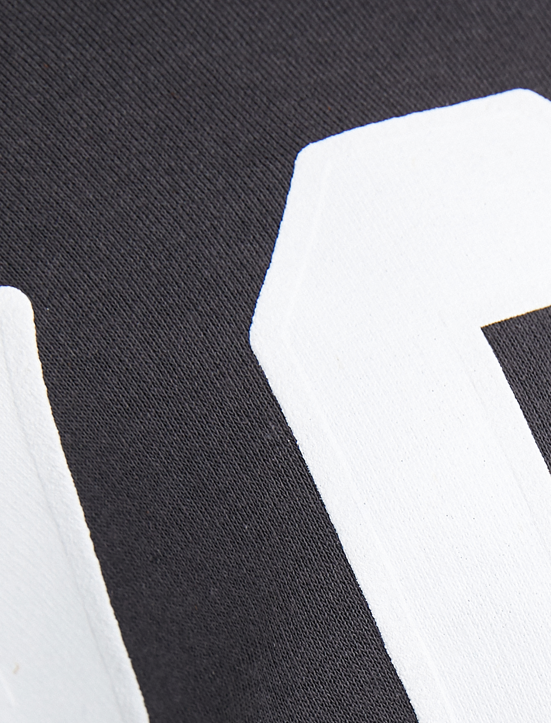   Şardonlu Crop Kolej Sweatshirt Kayık Yaka Baskılı Uzun Kollu