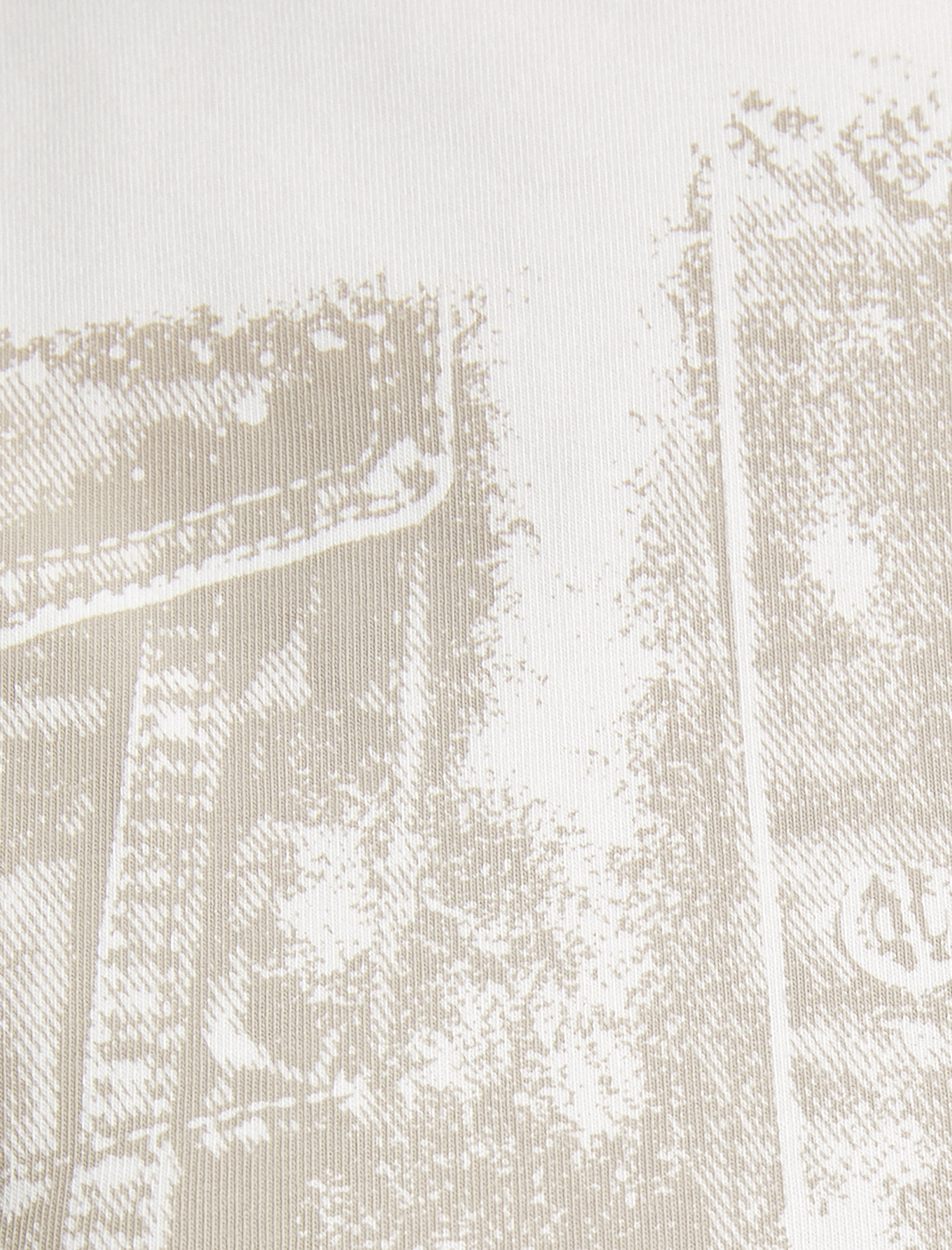   Crop Kolsuz Tişört Baskılı Bisiklet Yaka Pamuklu