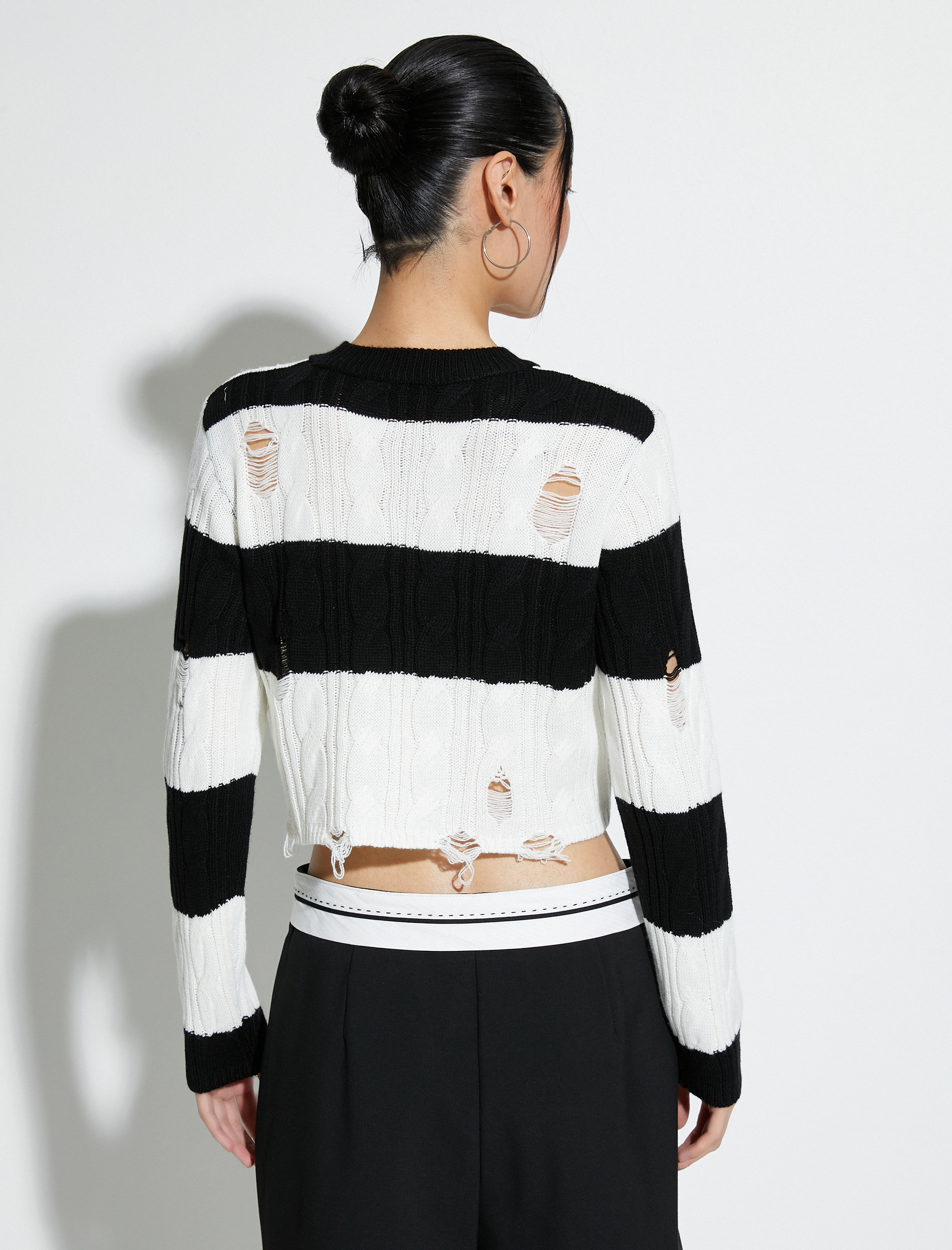   Crop Ajurlu Kazak Uzun Kollu