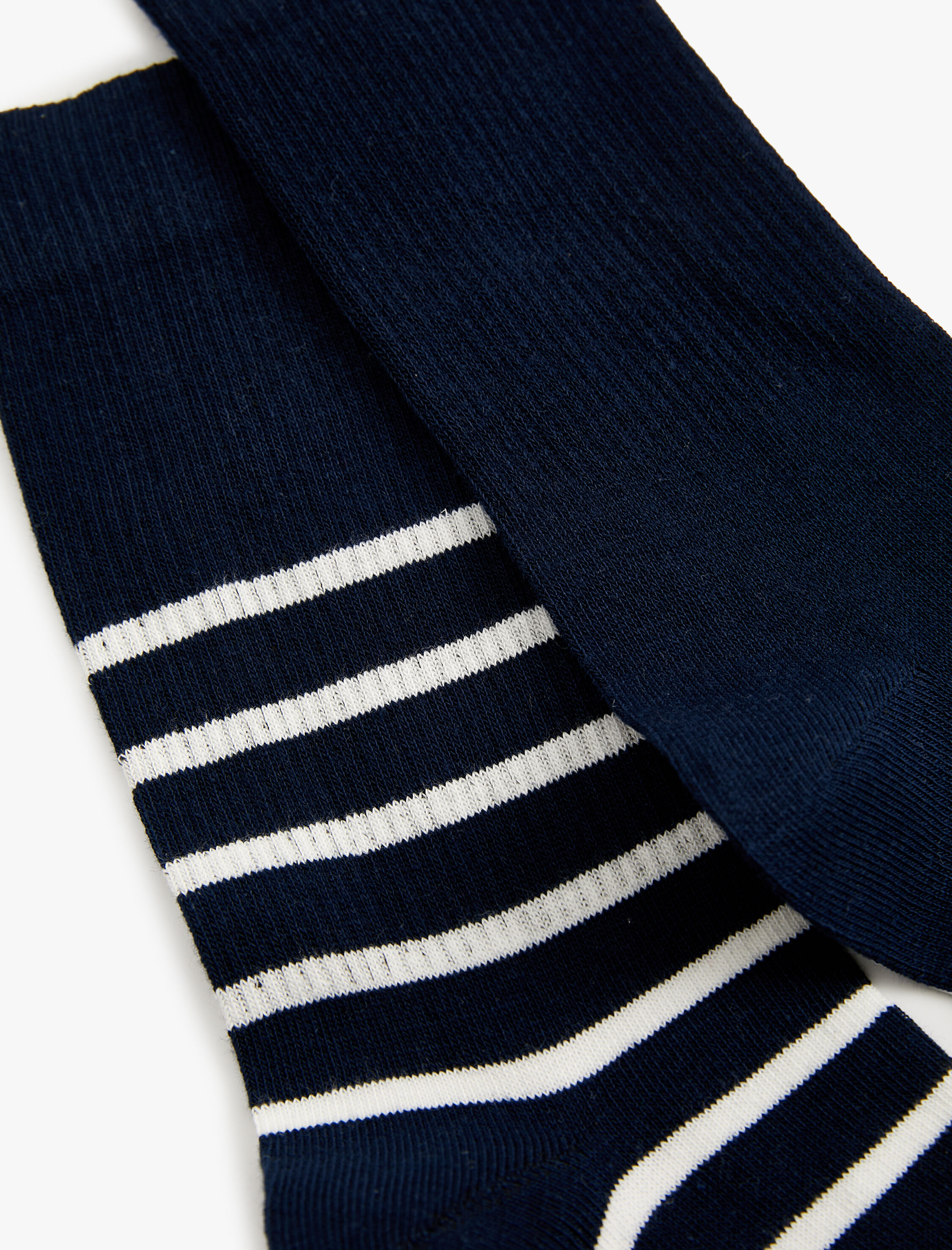  Erkek Çizgili Soket Çorap Seti 2'li