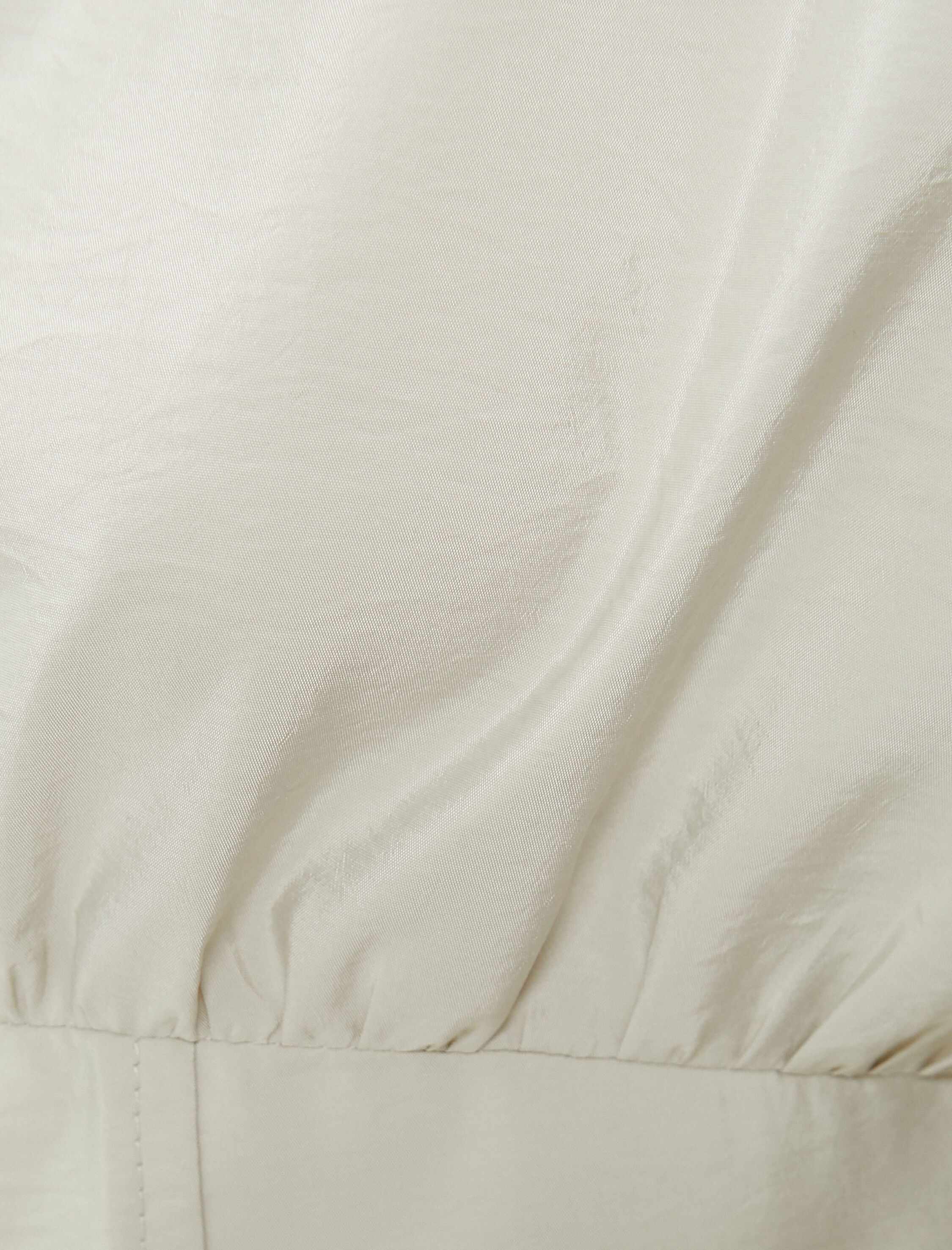   Crop Bomber Ceket Fermuarlı Dik Yaka