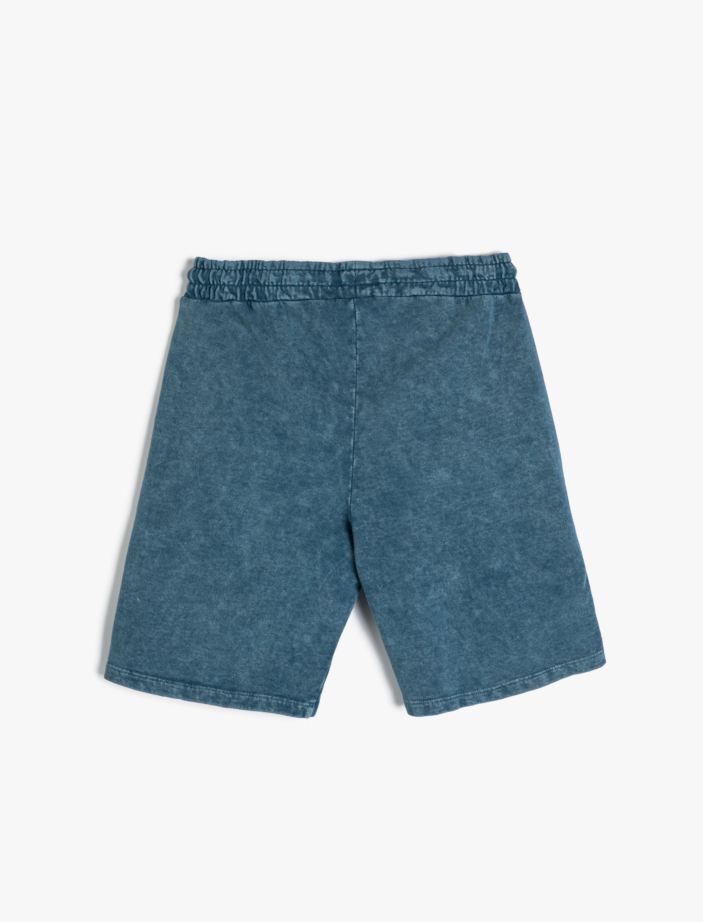 Erkek Çocuk Şort Yıkamalı Beli Lastikli Cepli Pamuklu