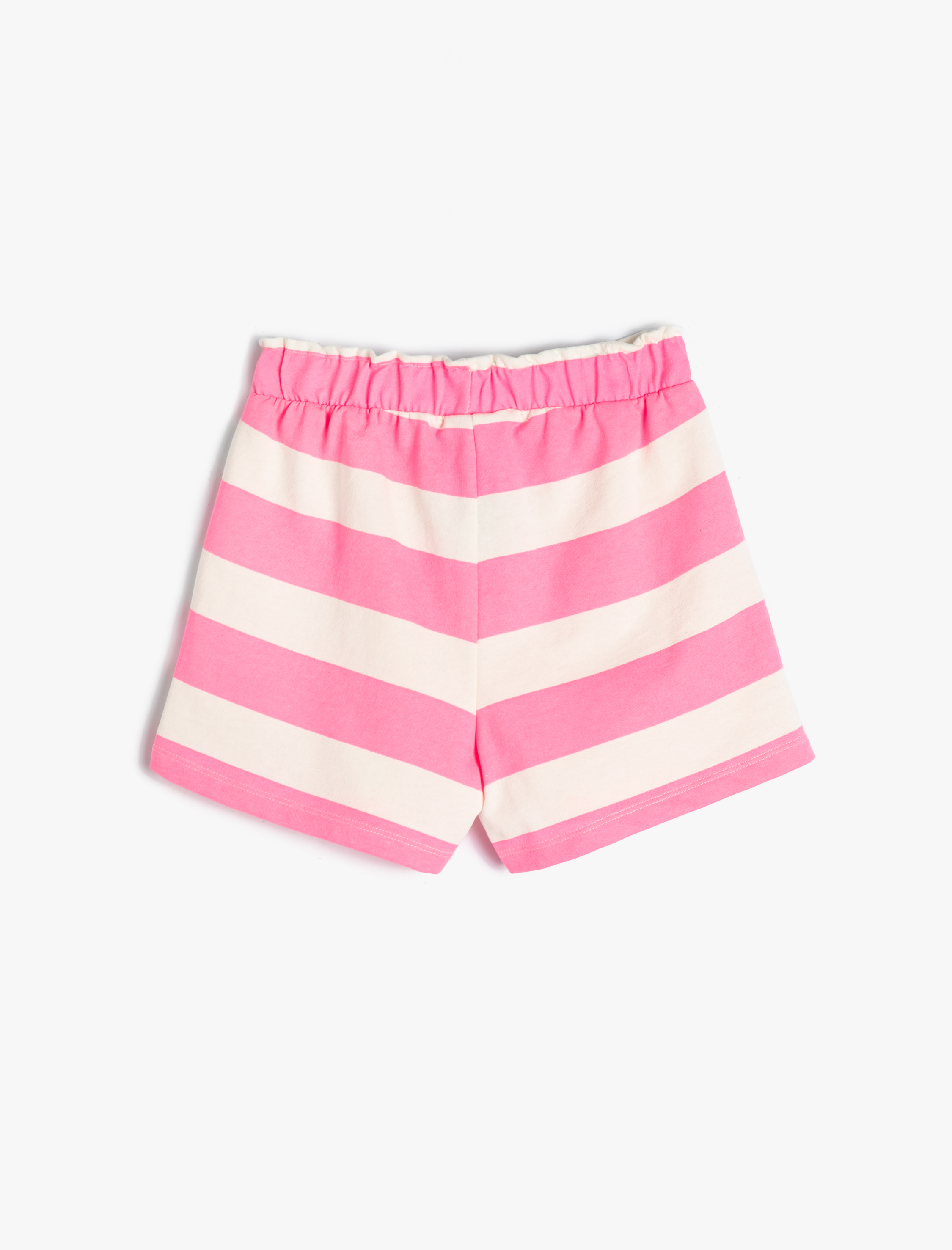  Kız Çocuk Şort Beli Bağlamalı Pamuklu