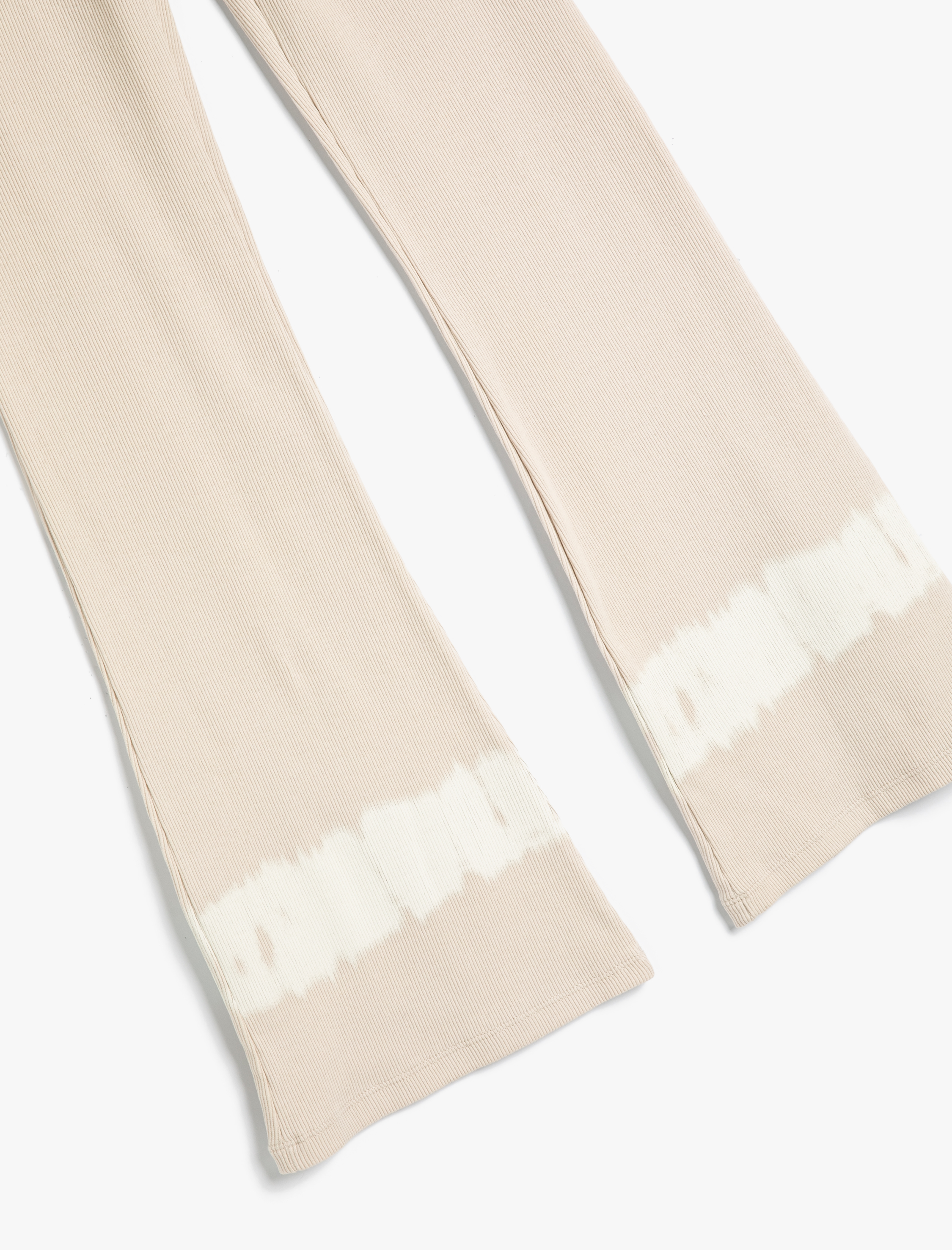  Kız Çocuk İspanyol Paça Pantolon Batik Detaylı Pamuklu