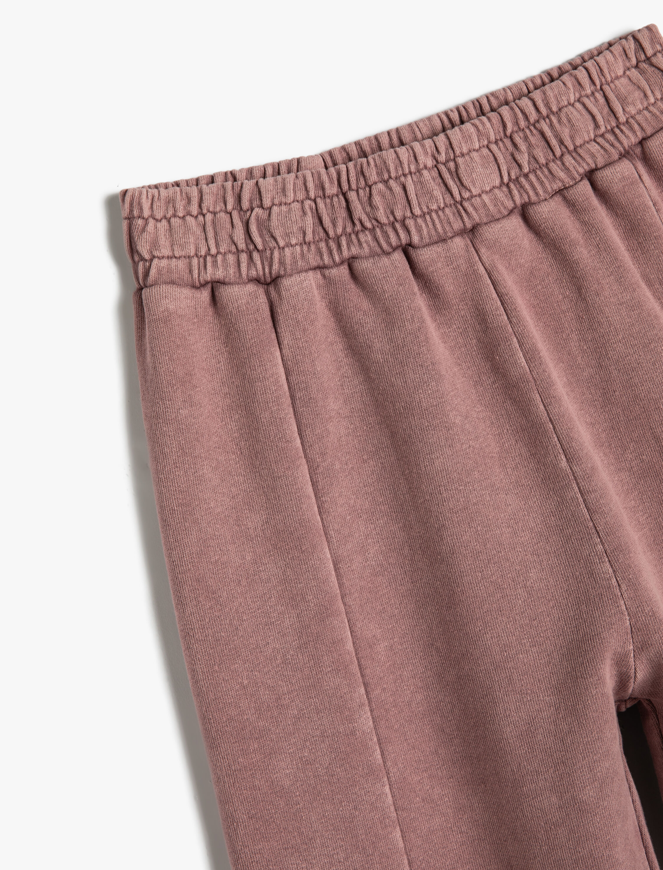  Kız Çocuk Jogger Eşofman Altı Yıkamalı Beli Lastikli Pamuklu