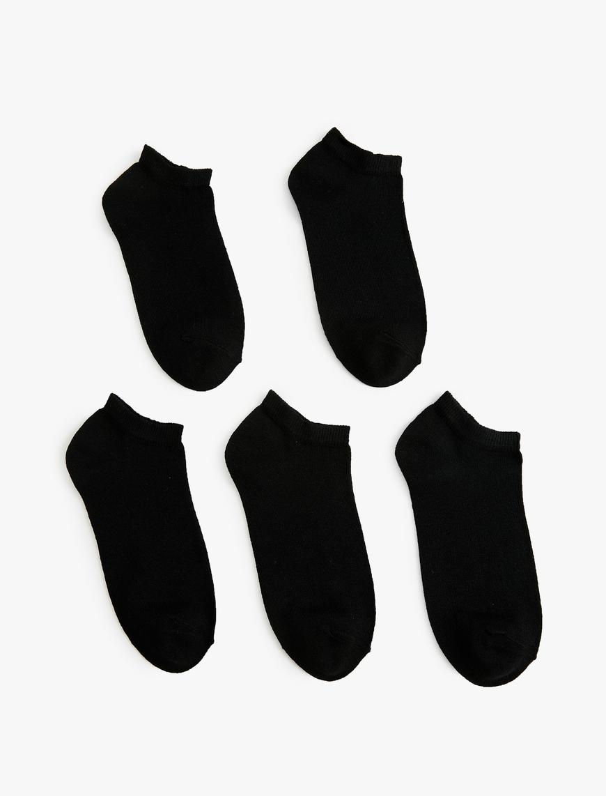  Kadın Basic 5'li Patik Çorap Seti