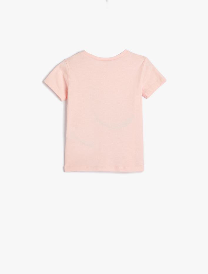 Kız Bebek Tişört Karpuz Baskılı Kısa Kollu Pamuklu