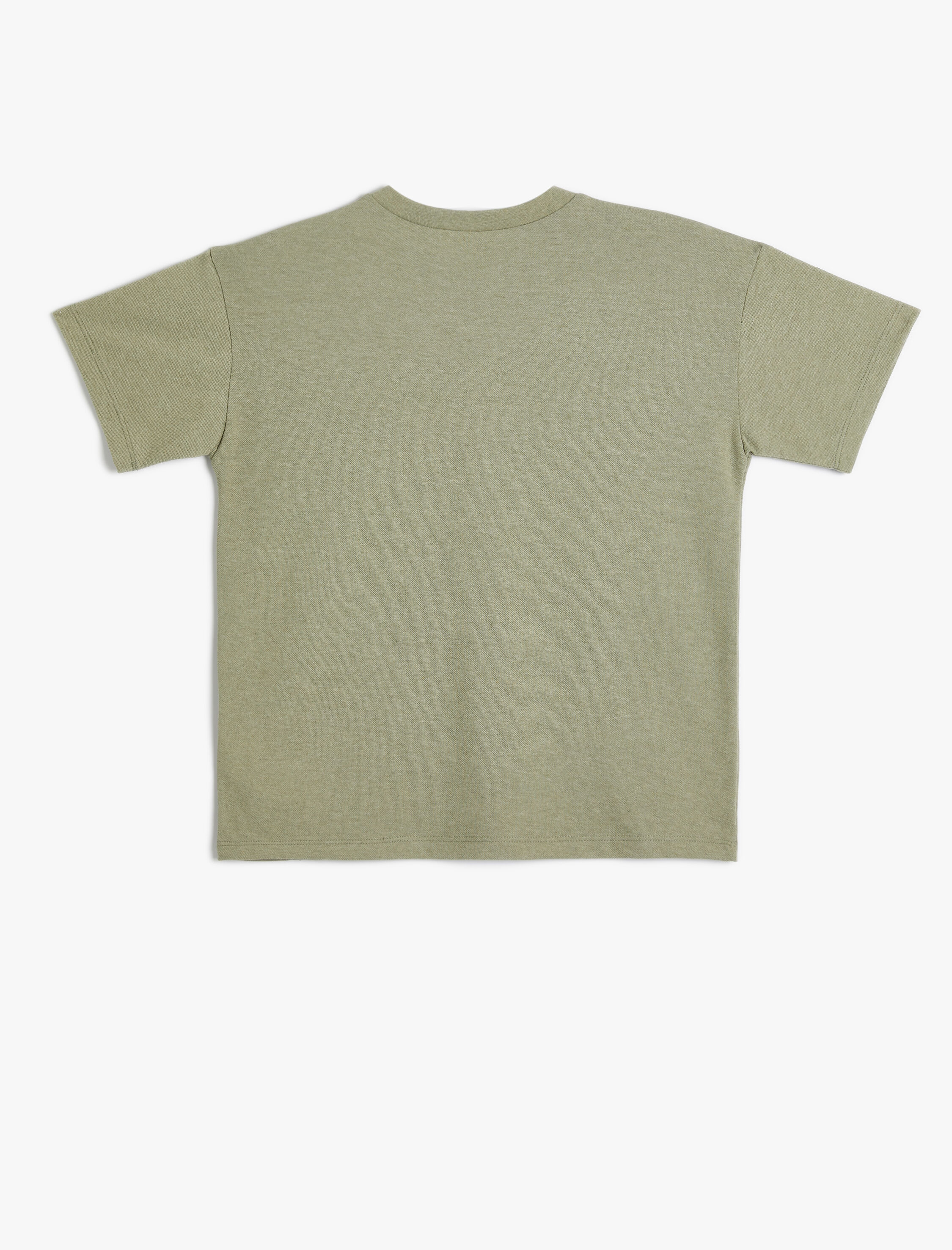  Erkek Çocuk Basic Tişört Kısa Kollu Bisiklet Yaka