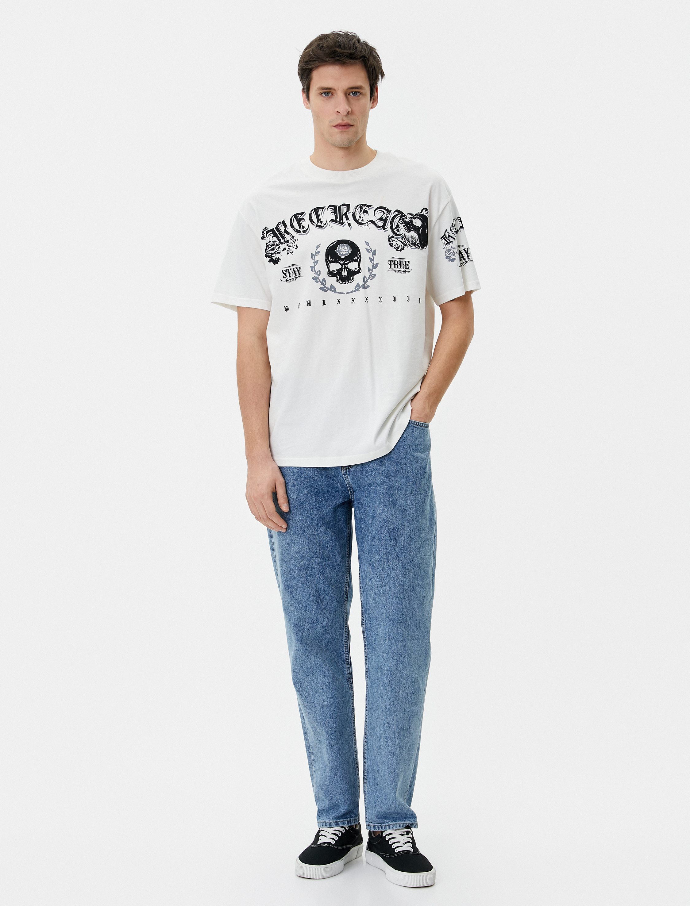   90'lar Straight Fit Kot Pantolon - Korban Jean