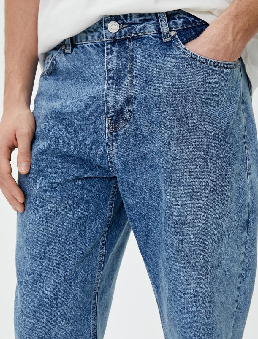   90'lar Straight Fit Kot Pantolon - Korban Jean