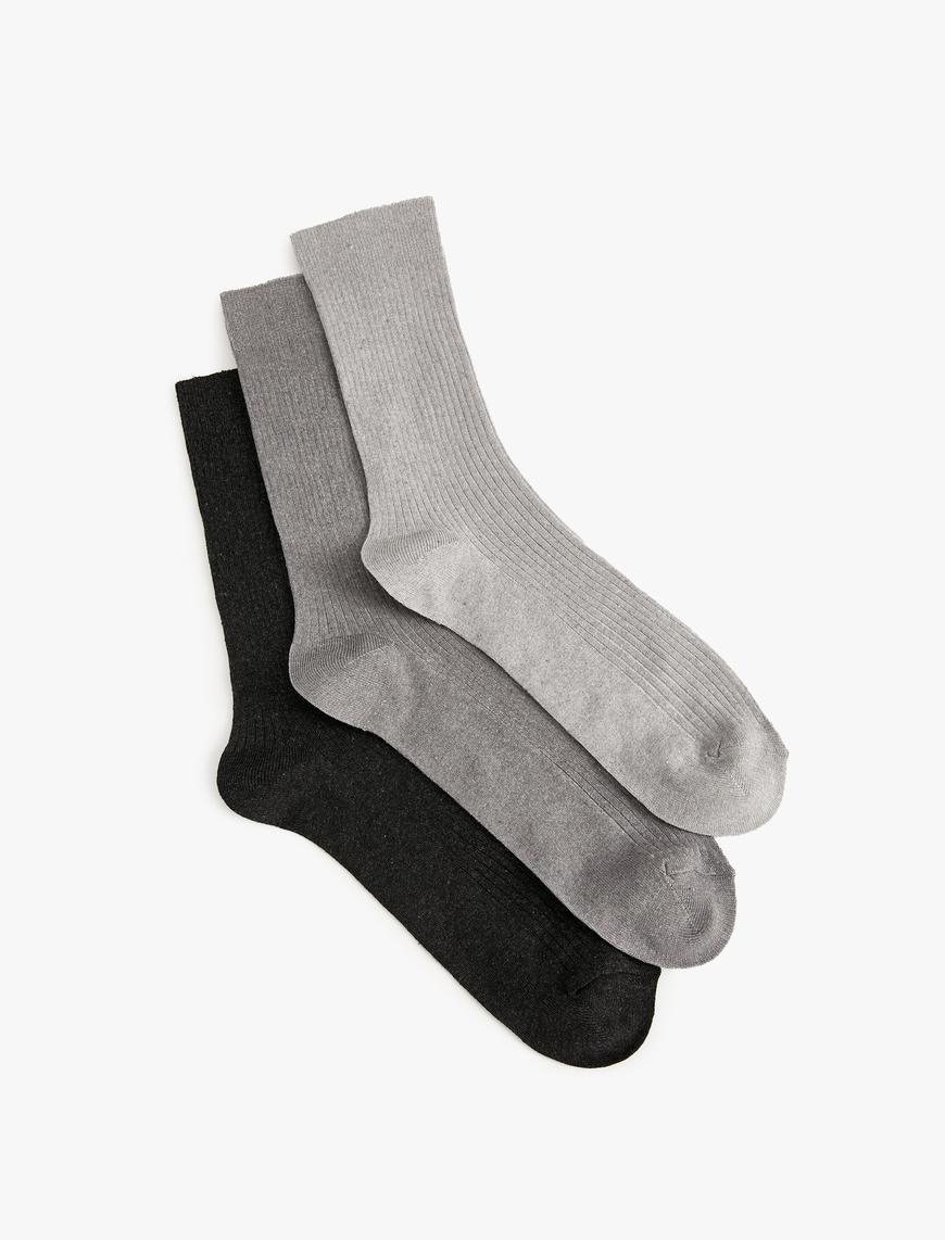  Erkek 3'lü Soket Çorap Paketi