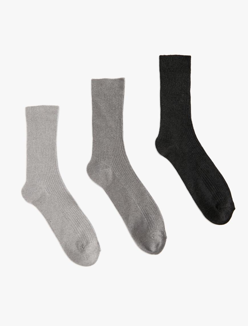  Erkek 3'lü Soket Çorap Paketi