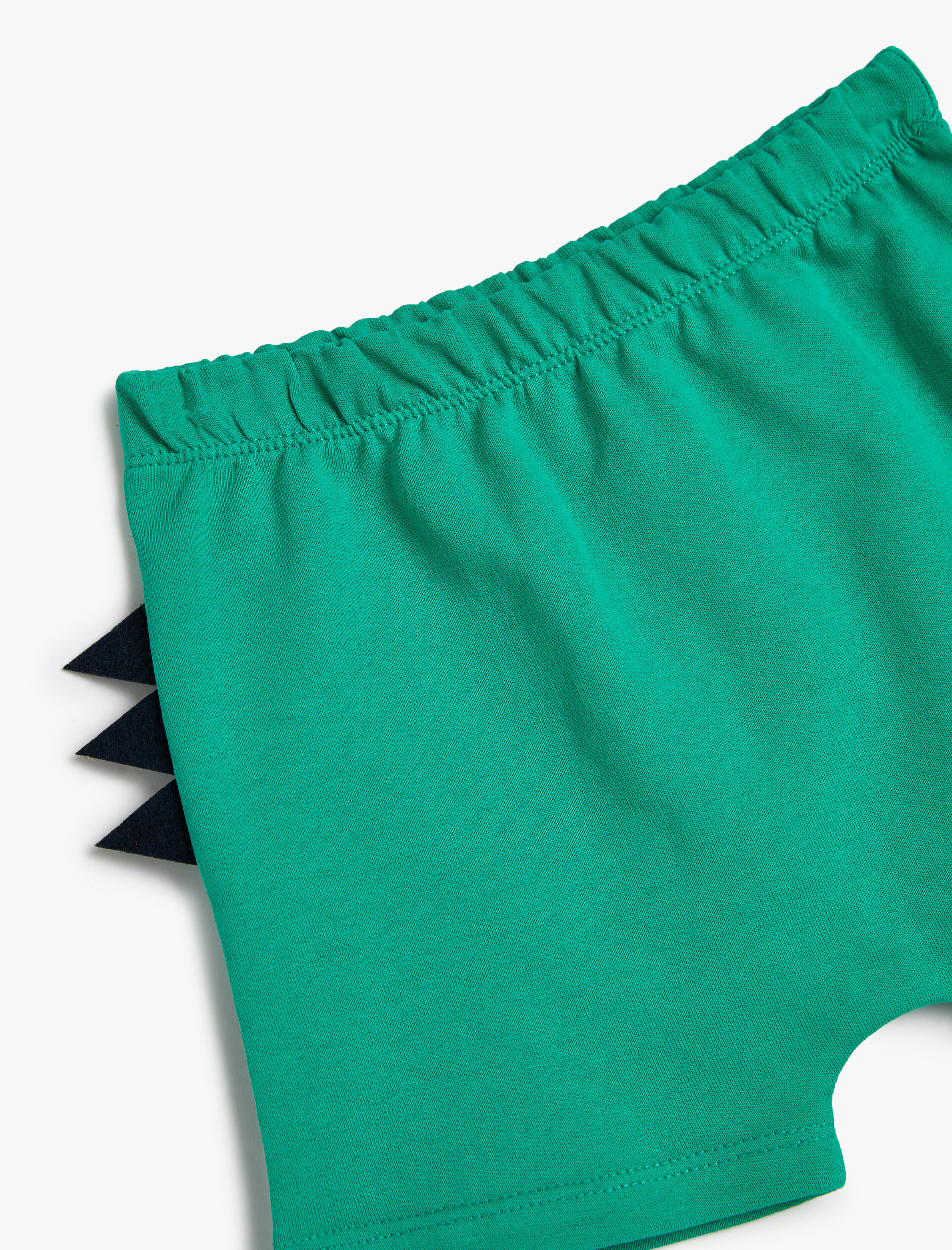  Erkek Bebek Aplike Detaylı Şort Arkası Baskılı Beli Lastikli