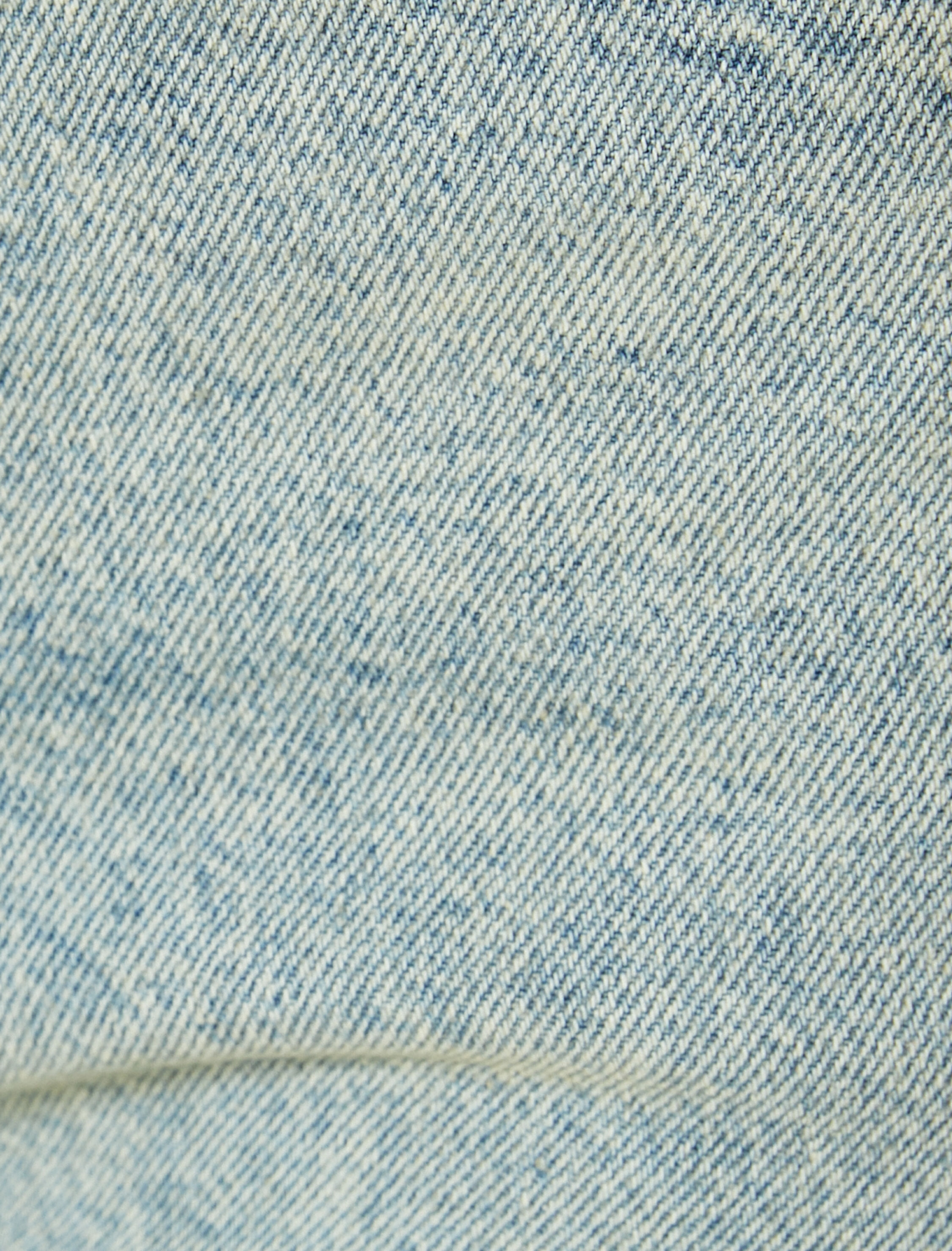   Mom Fit Kot Pantolon Yüksek Bel Cepli Pamuklu - Mom Jean