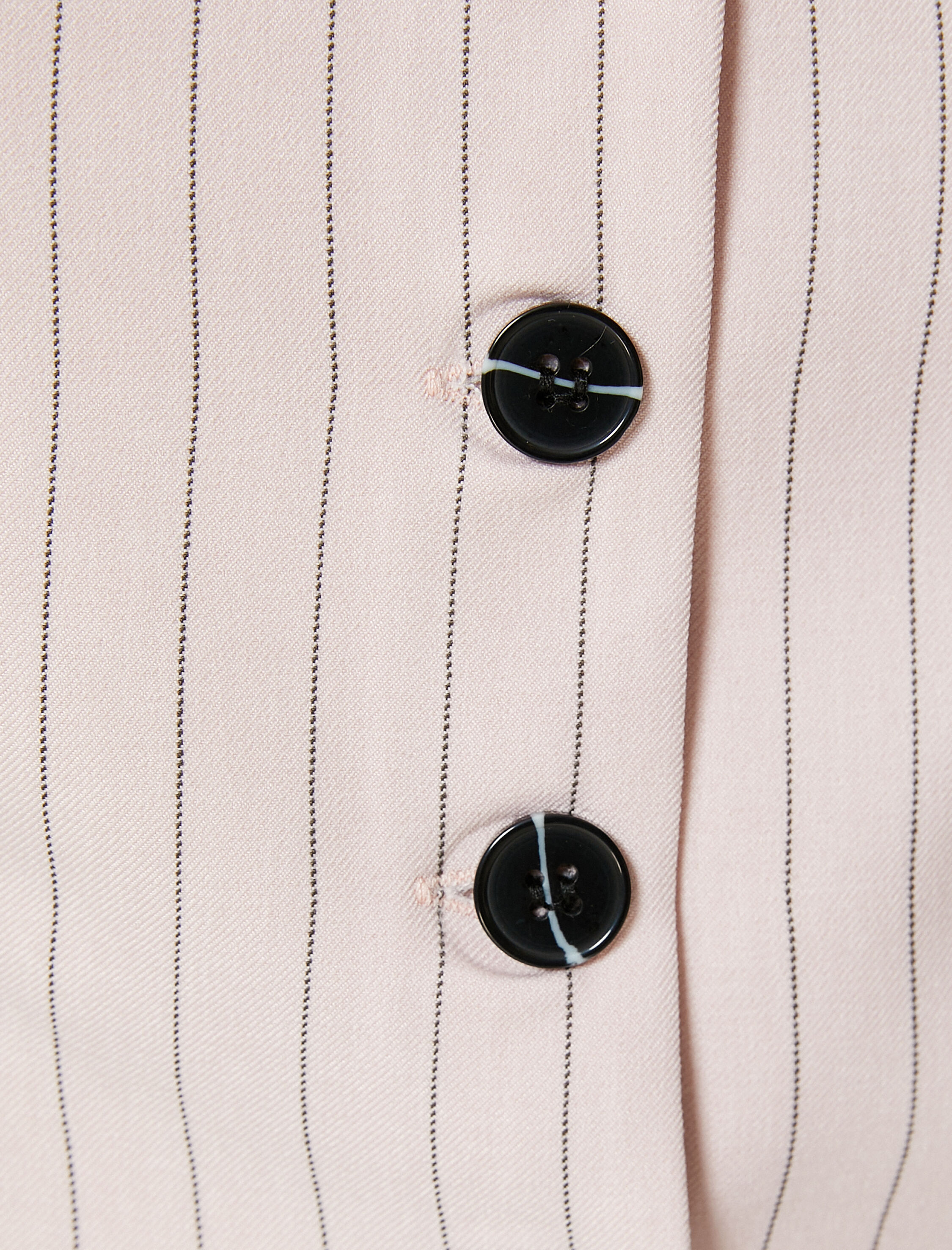   Blazer Yelek Düğmeli V Yaka Cepli