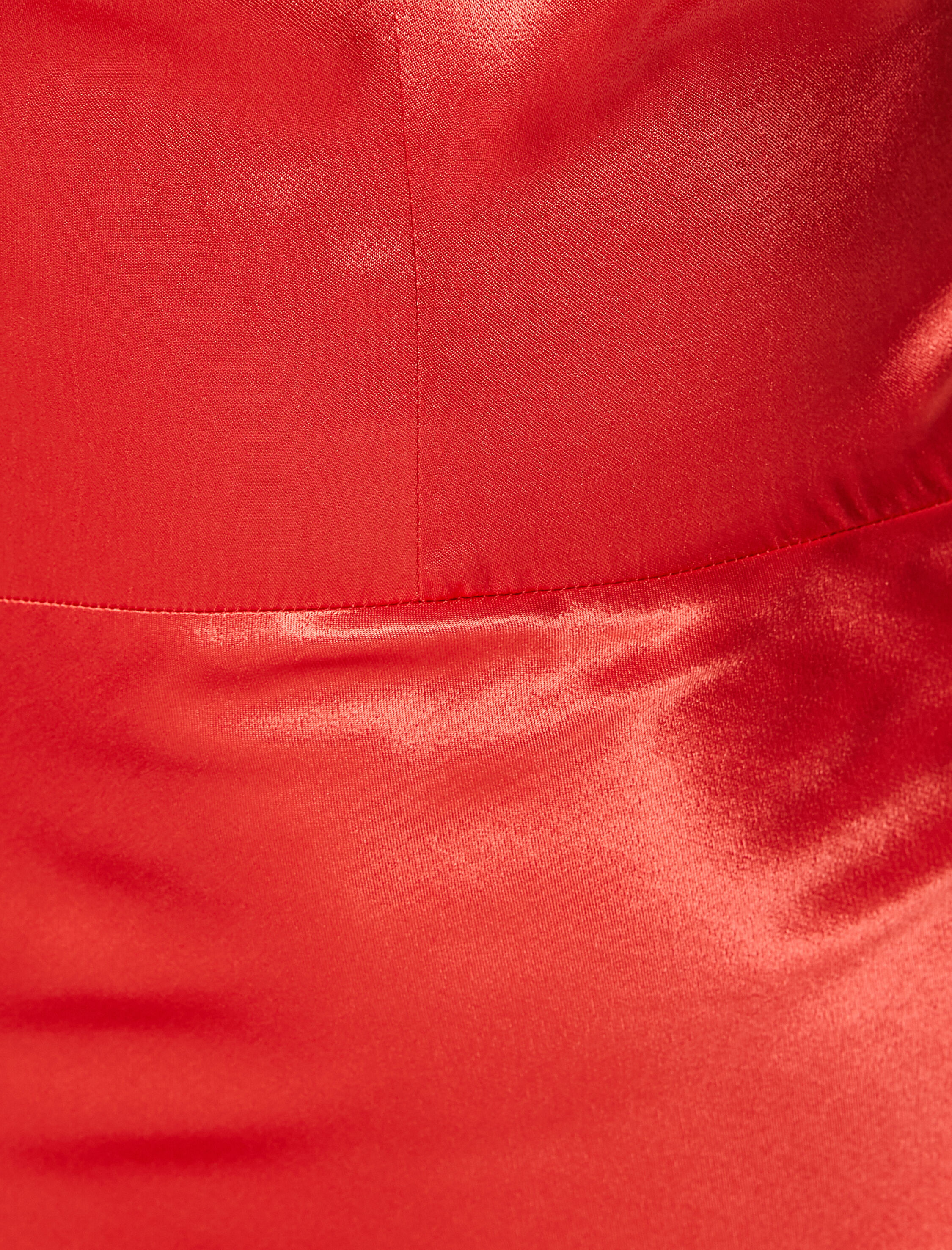   Saten Elbise Boyundan Bağlamalı Pencere Detaylı Midi Boy