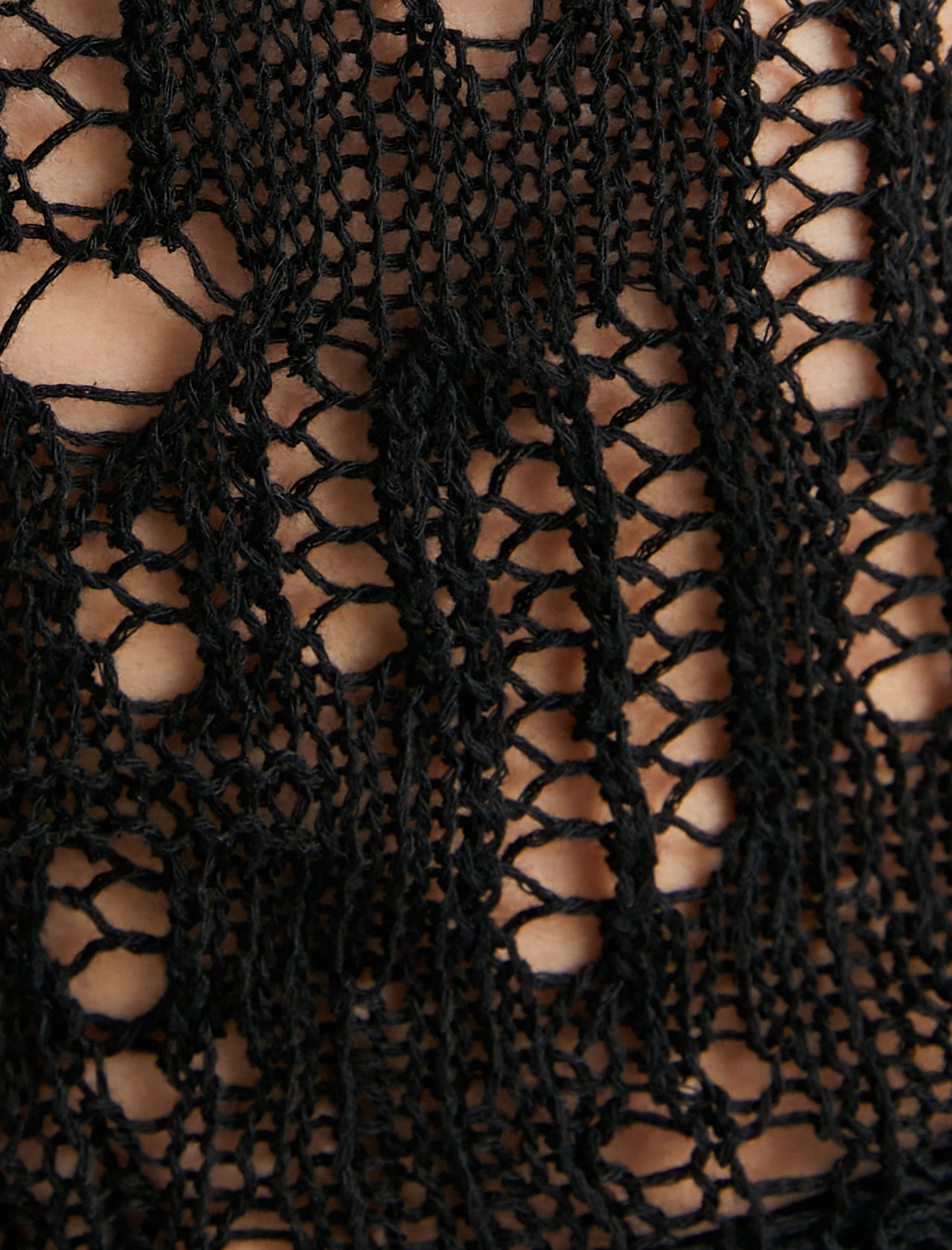   Ajurlu Kazak Uzun Kollu Yuvarlak Yaka